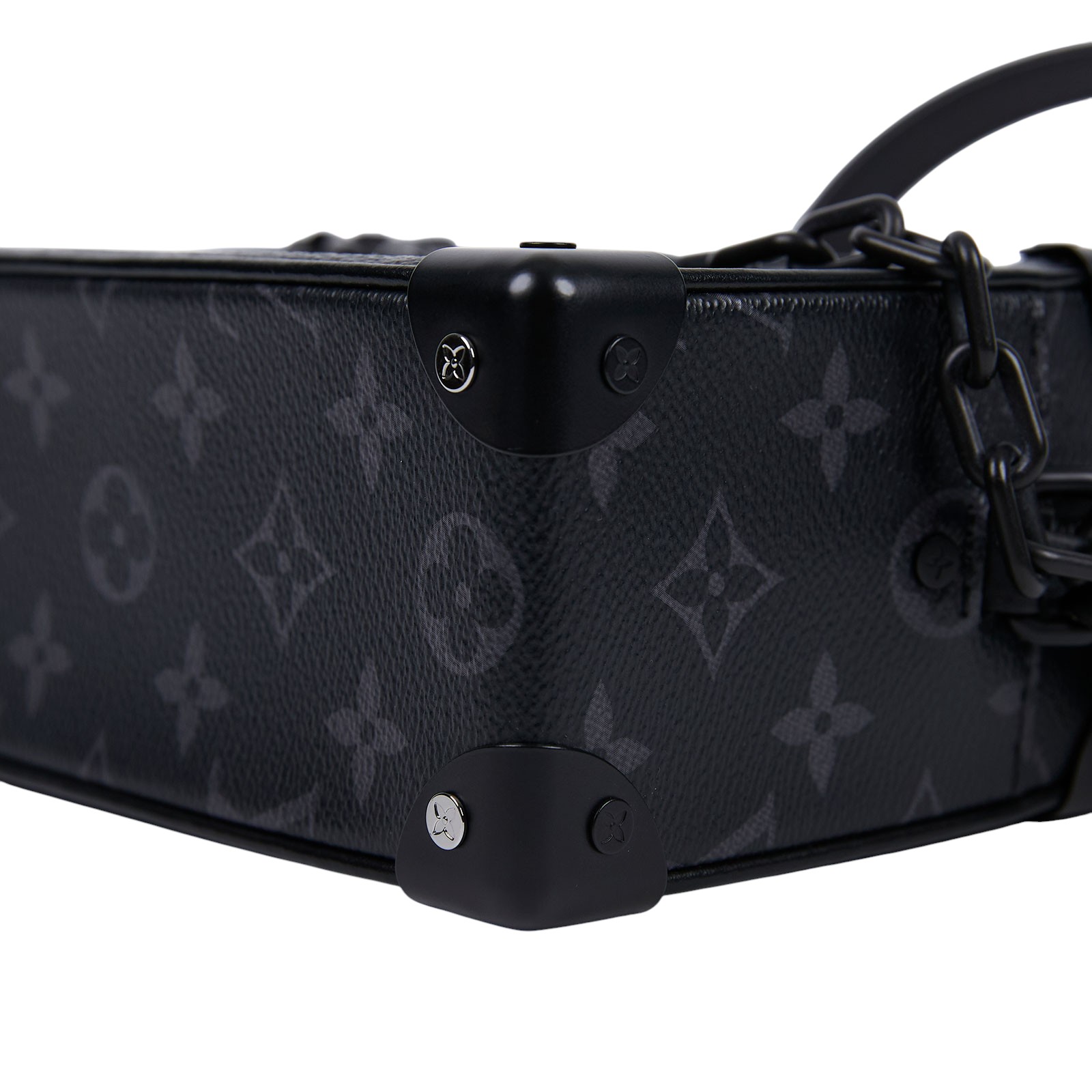 路易威登 LOUIS VUITTON Mini Soft Trunk 迷你 隨身包 黑色 M44735 晶片款 黑原花MINI SOFT TRUNK 防塵袋