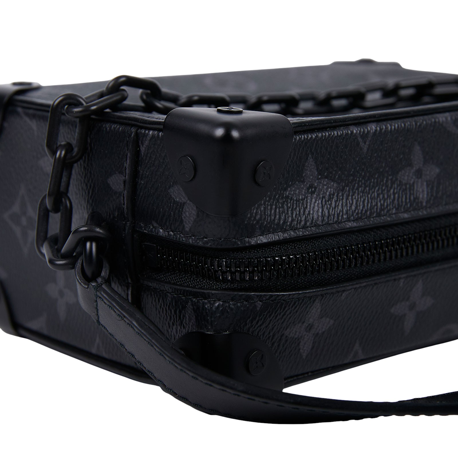 路易威登 LOUIS VUITTON Mini Soft Trunk 迷你 隨身包 黑色 M44735 晶片款 黑原花MINI SOFT TRUNK 防塵袋