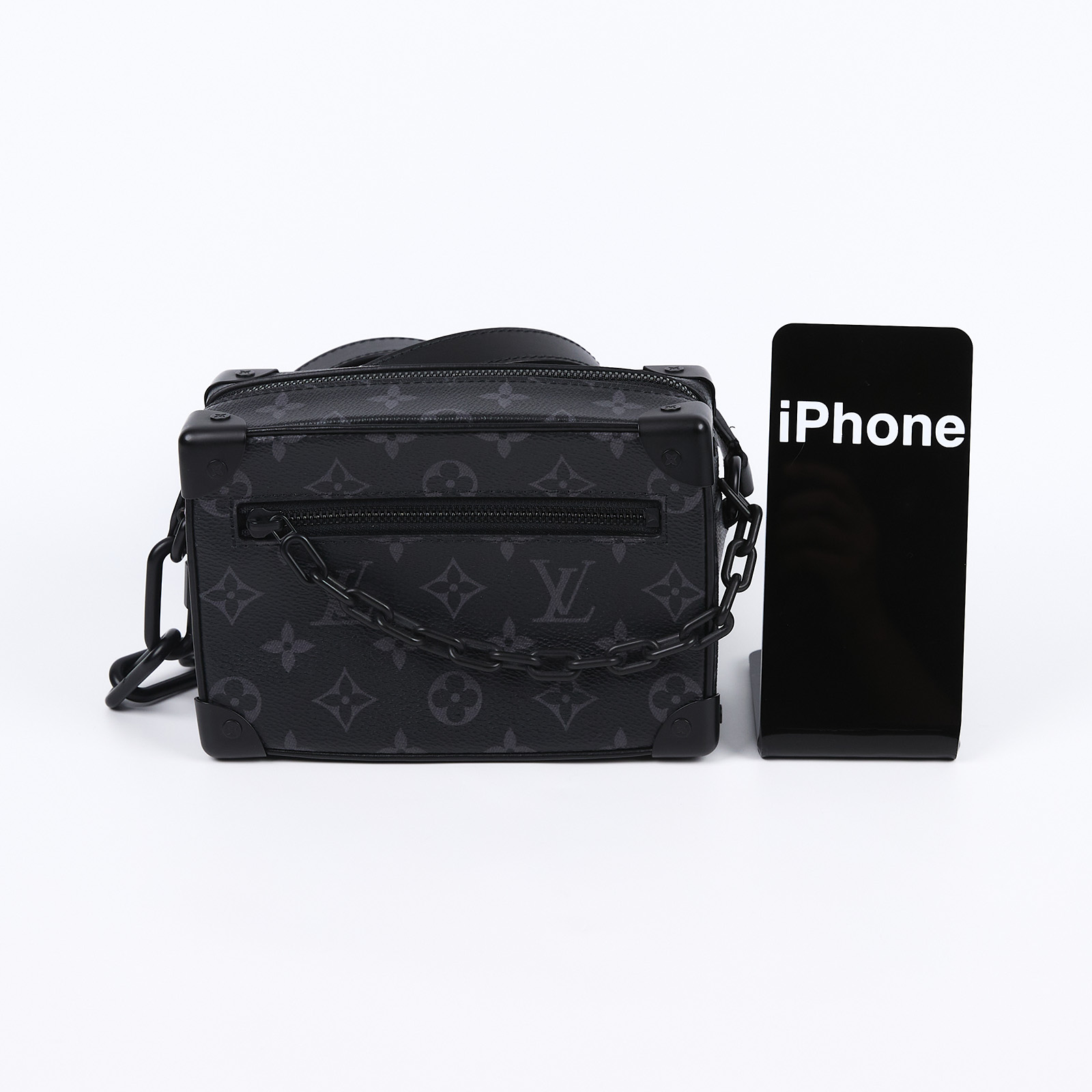 路易威登 LOUIS VUITTON Mini Soft Trunk 迷你 隨身包 黑色 M44735 晶片款 黑原花MINI SOFT TRUNK 防塵袋