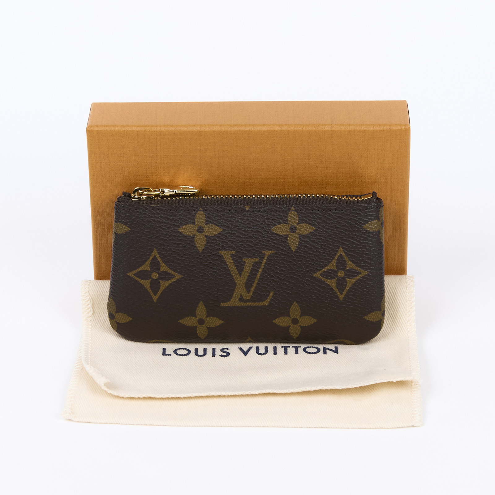 路易威登 LOUIS VUITTON 鑰匙零錢包 吊飾 M62650 原花拉鍊鑰匙包 原廠盒子/防塵袋