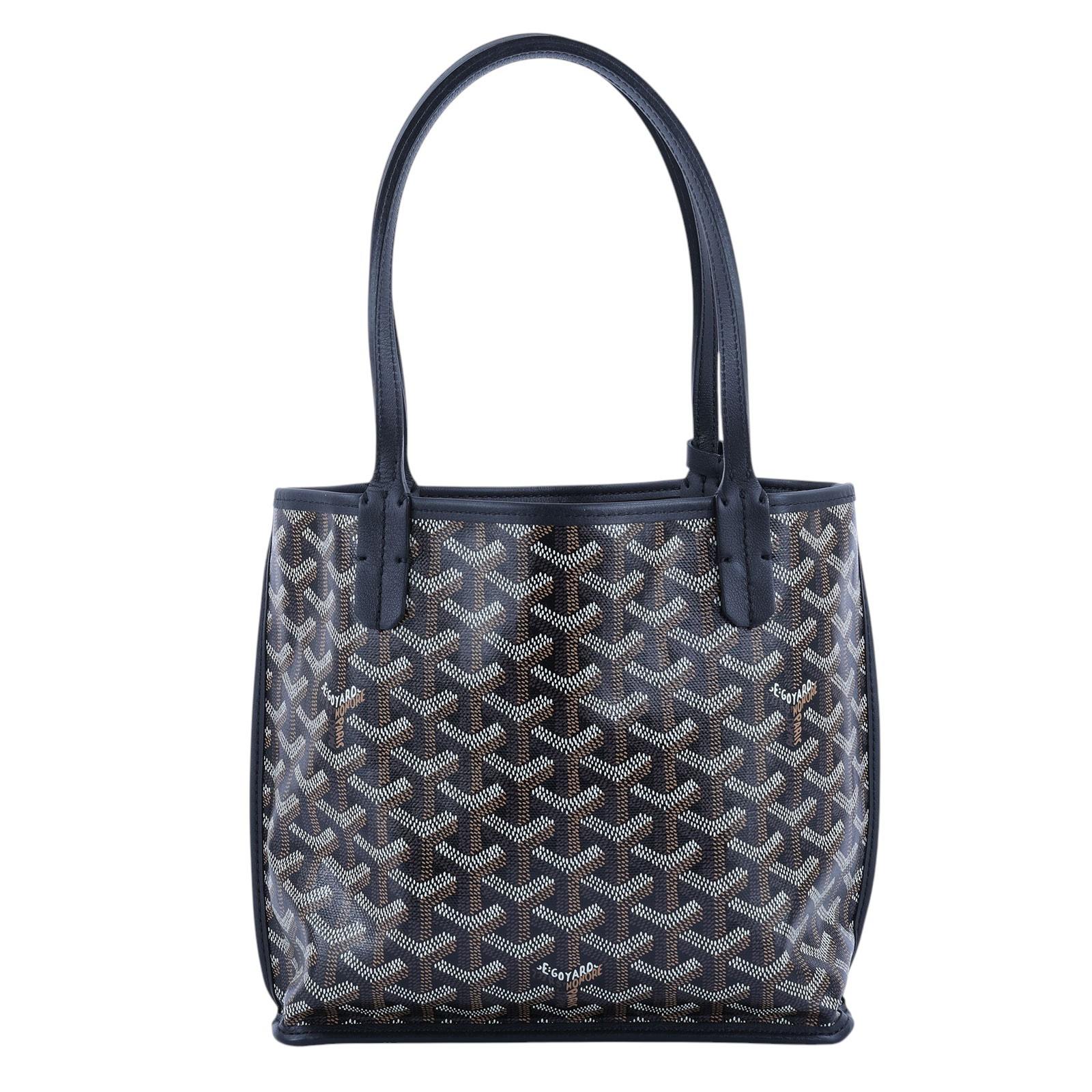 高雅德 GOYARD Anjou Mini Bag 托特包 ANJOUSMINCG 黑ANJOU MINI TOTE 防塵袋/購買證明