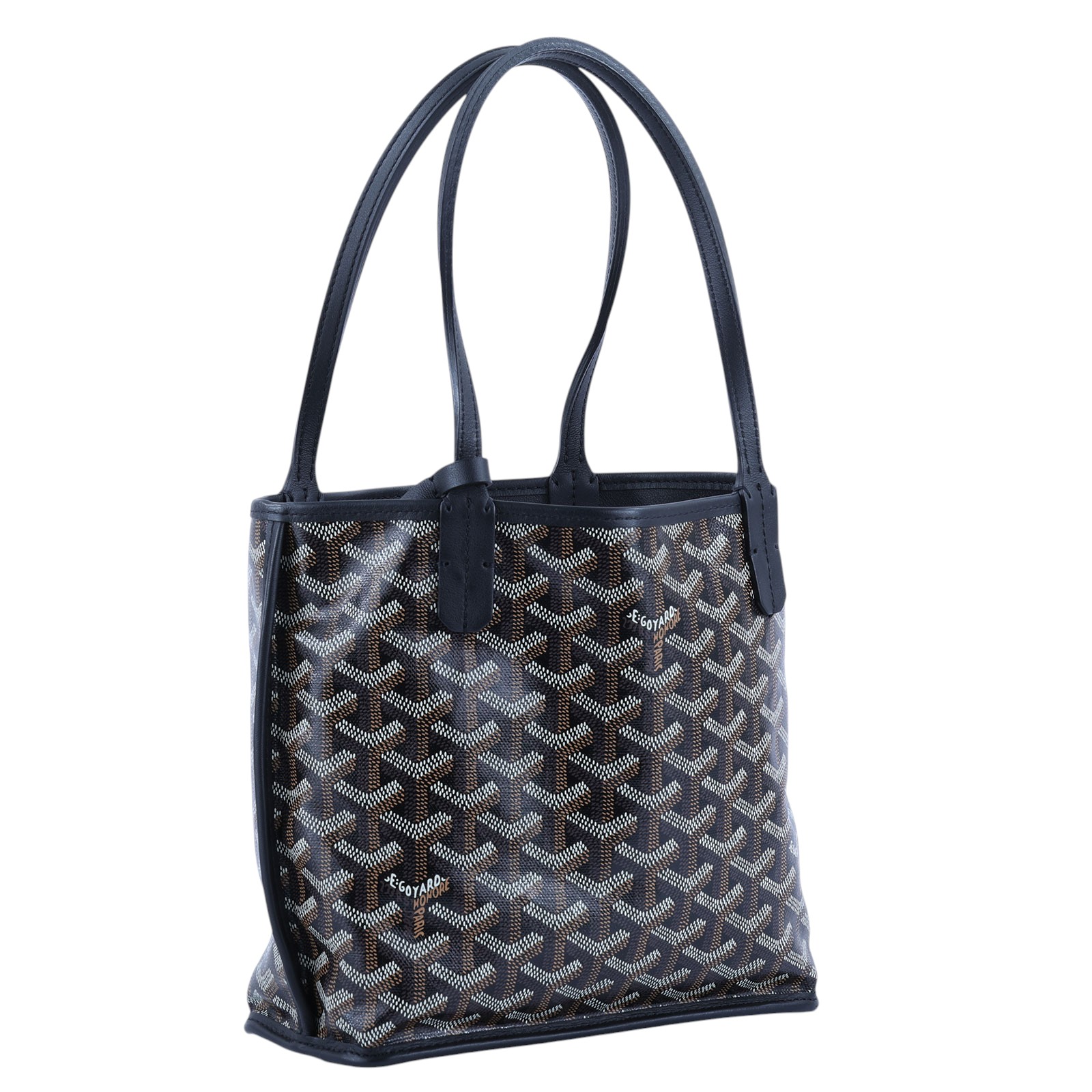 高雅德 GOYARD Anjou Mini Bag 托特包 ANJOUSMINCG 黑ANJOU MINI TOTE 防塵袋/購買證明