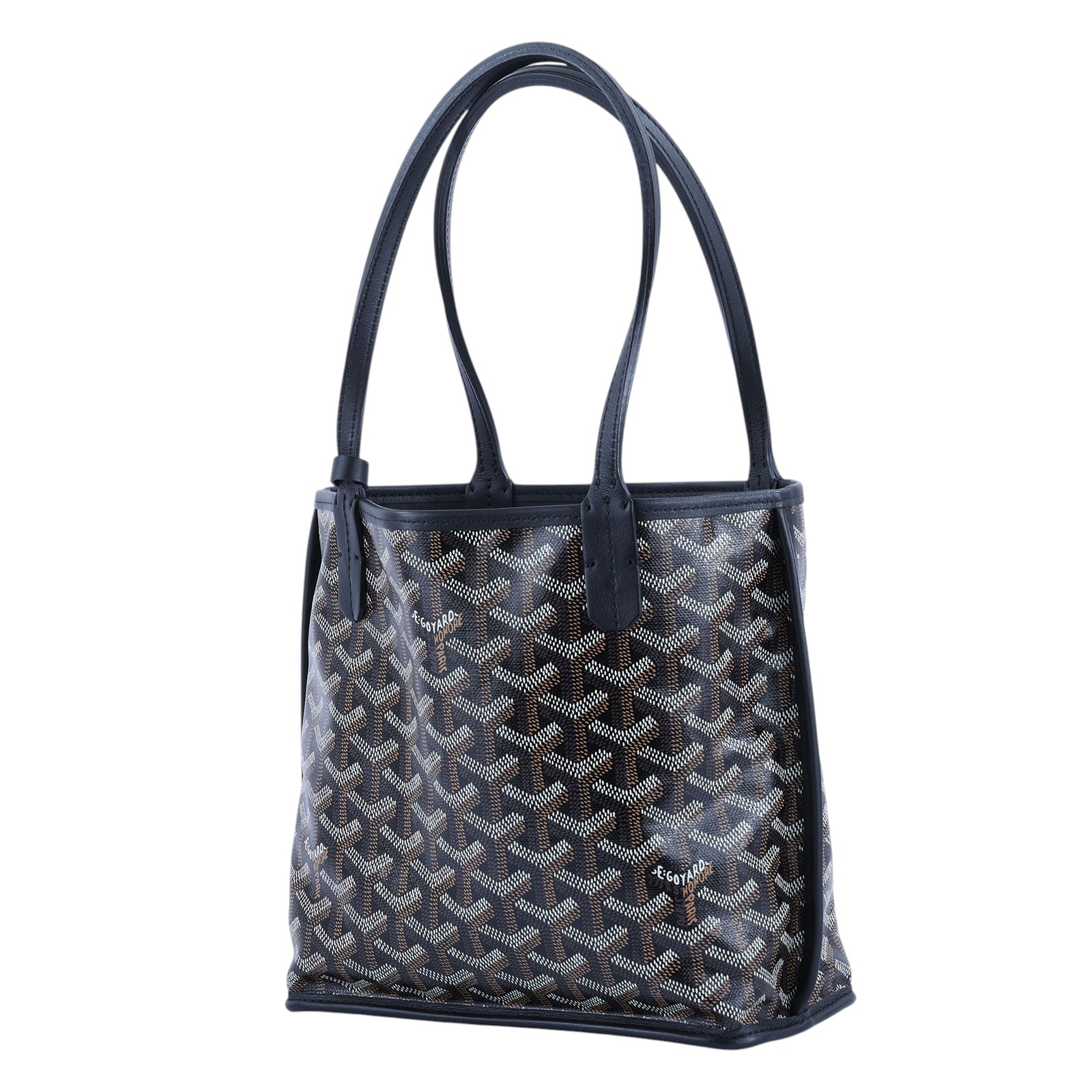 高雅德 GOYARD Anjou Mini Bag 托特包 ANJOUSMINCG 黑ANJOU MINI TOTE 防塵袋/購買證明
