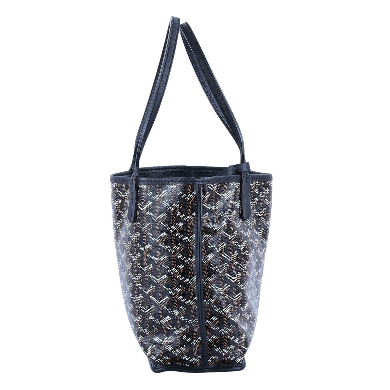 高雅德 GOYARD Anjou Mini Bag 托特包 ANJOUSMINCG 黑ANJOU MINI TOTE 防塵袋/購買證明