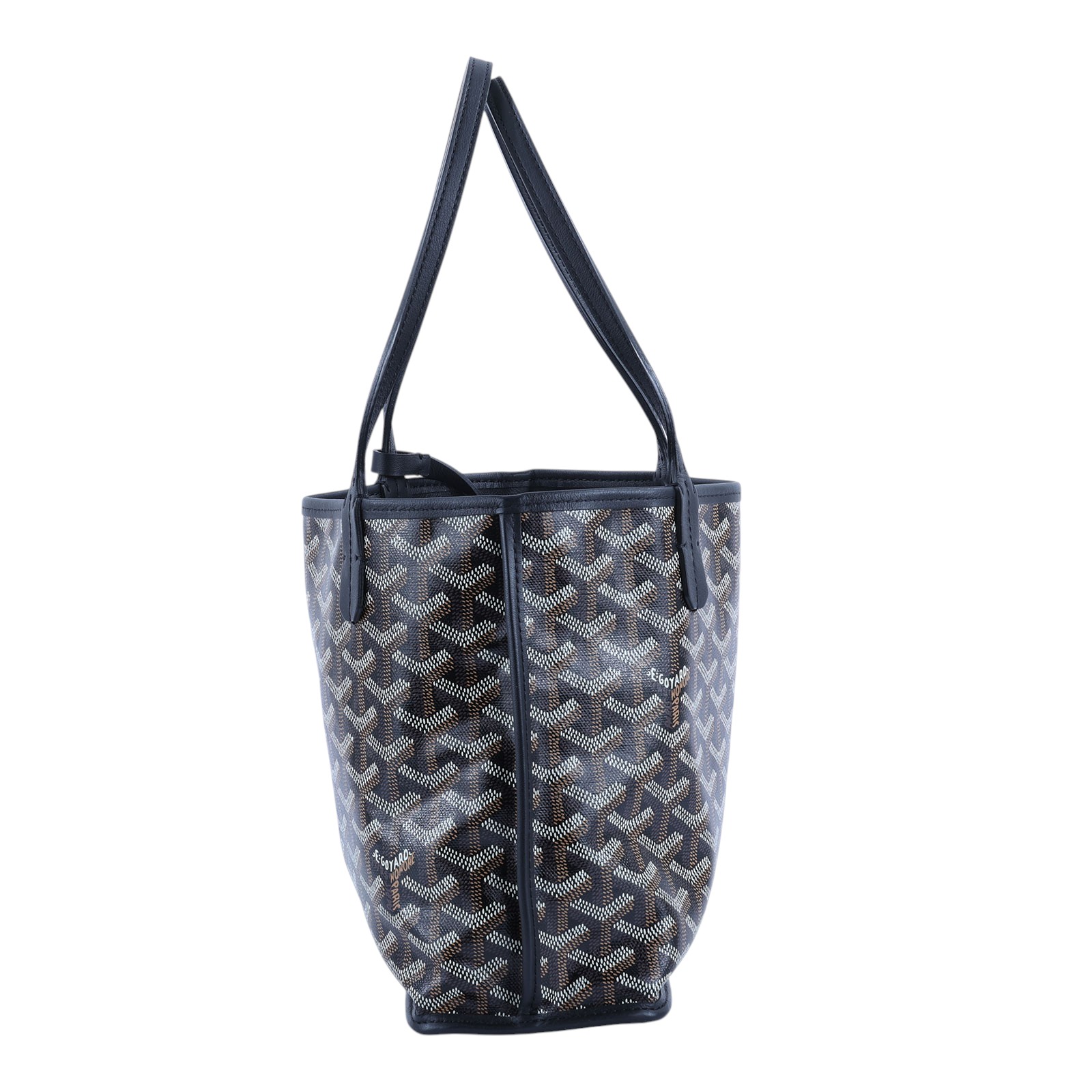高雅德 GOYARD Anjou Mini Bag 托特包 ANJOUSMINCG 黑ANJOU MINI TOTE 防塵袋/購買證明