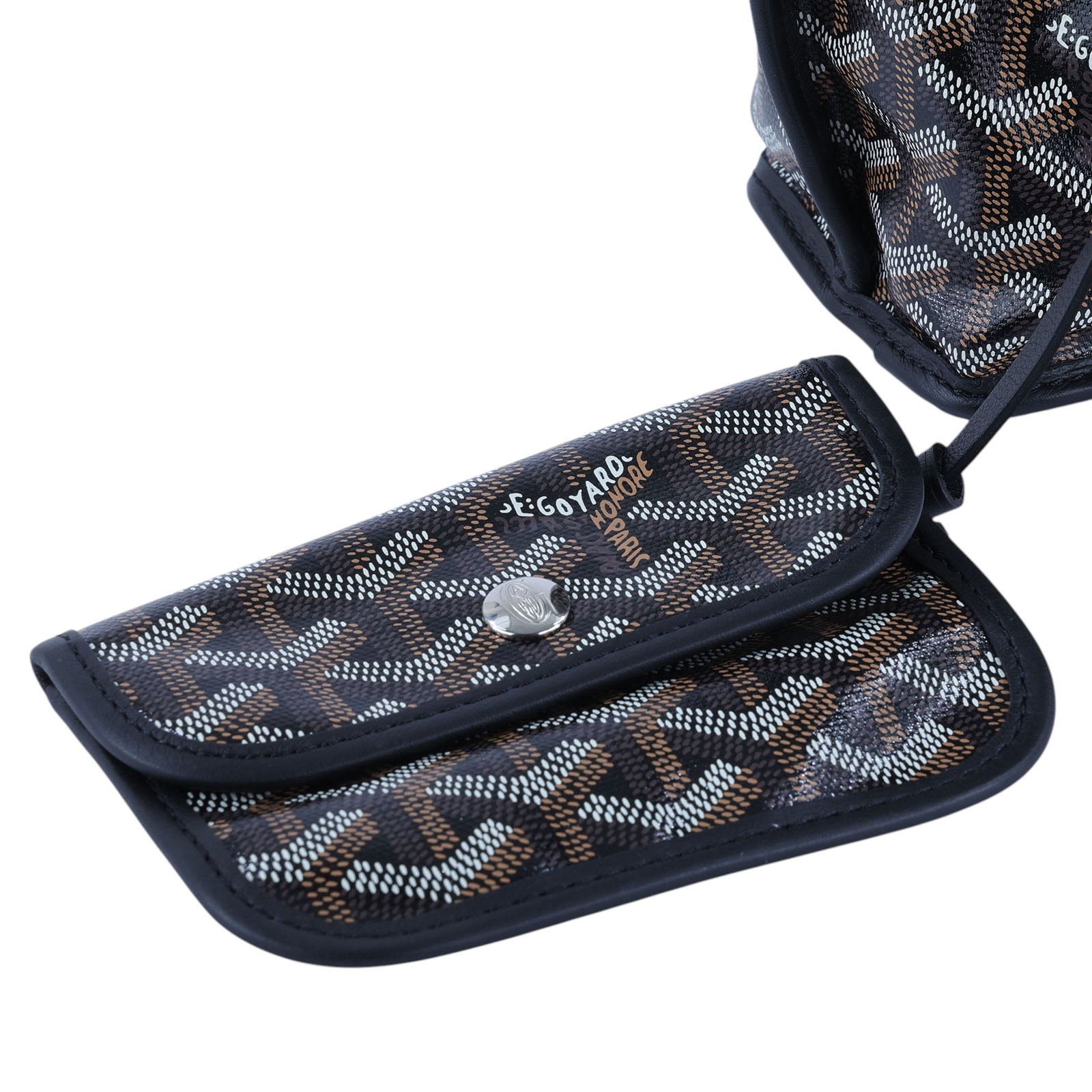高雅德 GOYARD Anjou Mini Bag 托特包 ANJOUSMINCG 黑ANJOU MINI TOTE 防塵袋/購買證明