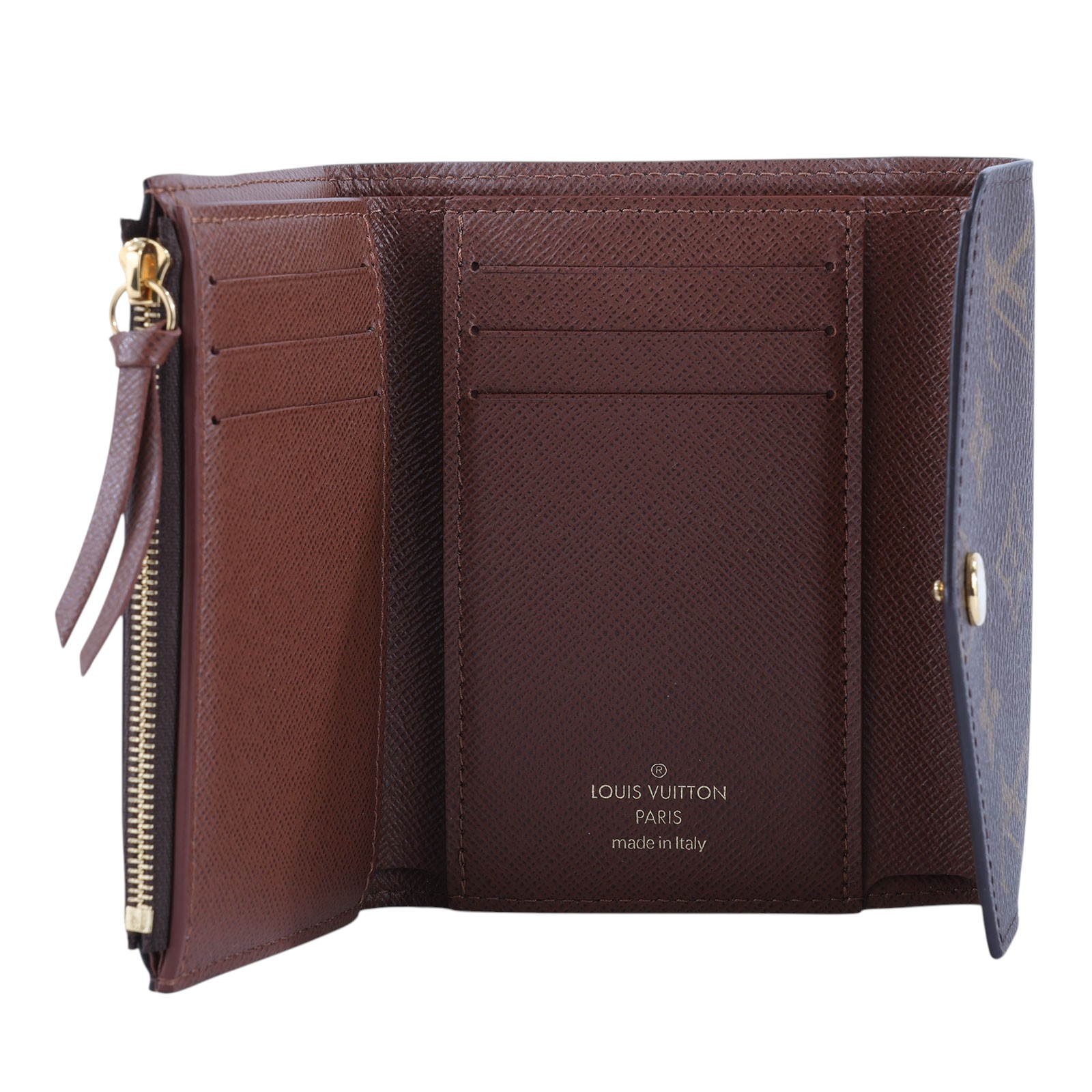 路易威登 LOUIS VUITTON Victorine 錢包 塗層帆布 Monogram M62472 晶片款  防塵袋/購買證明