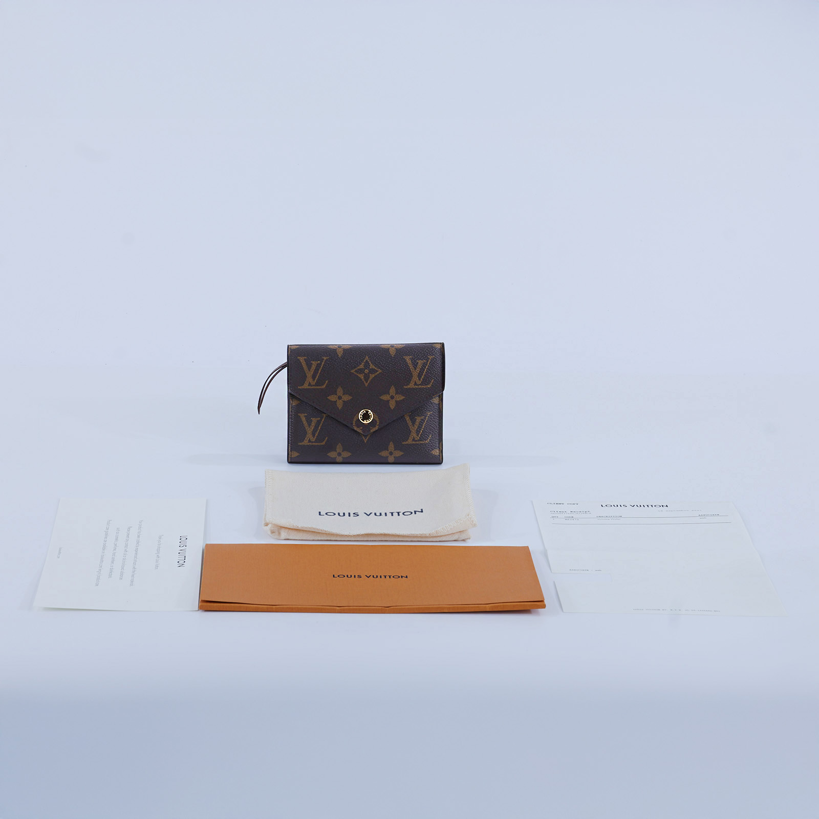 路易威登 LOUIS VUITTON Victorine 錢包 塗層帆布 Monogram M62472 晶片款  防塵袋/購買證明