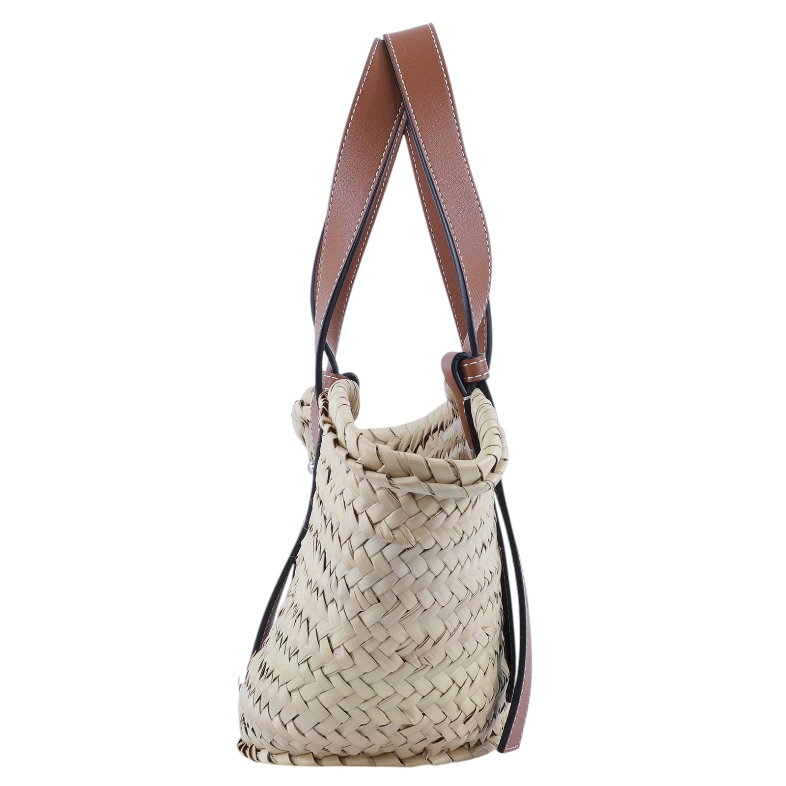 羅意威 LOEWE 棕櫚葉 手提 編織包 小型 A223S93X04 草編包 防塵袋