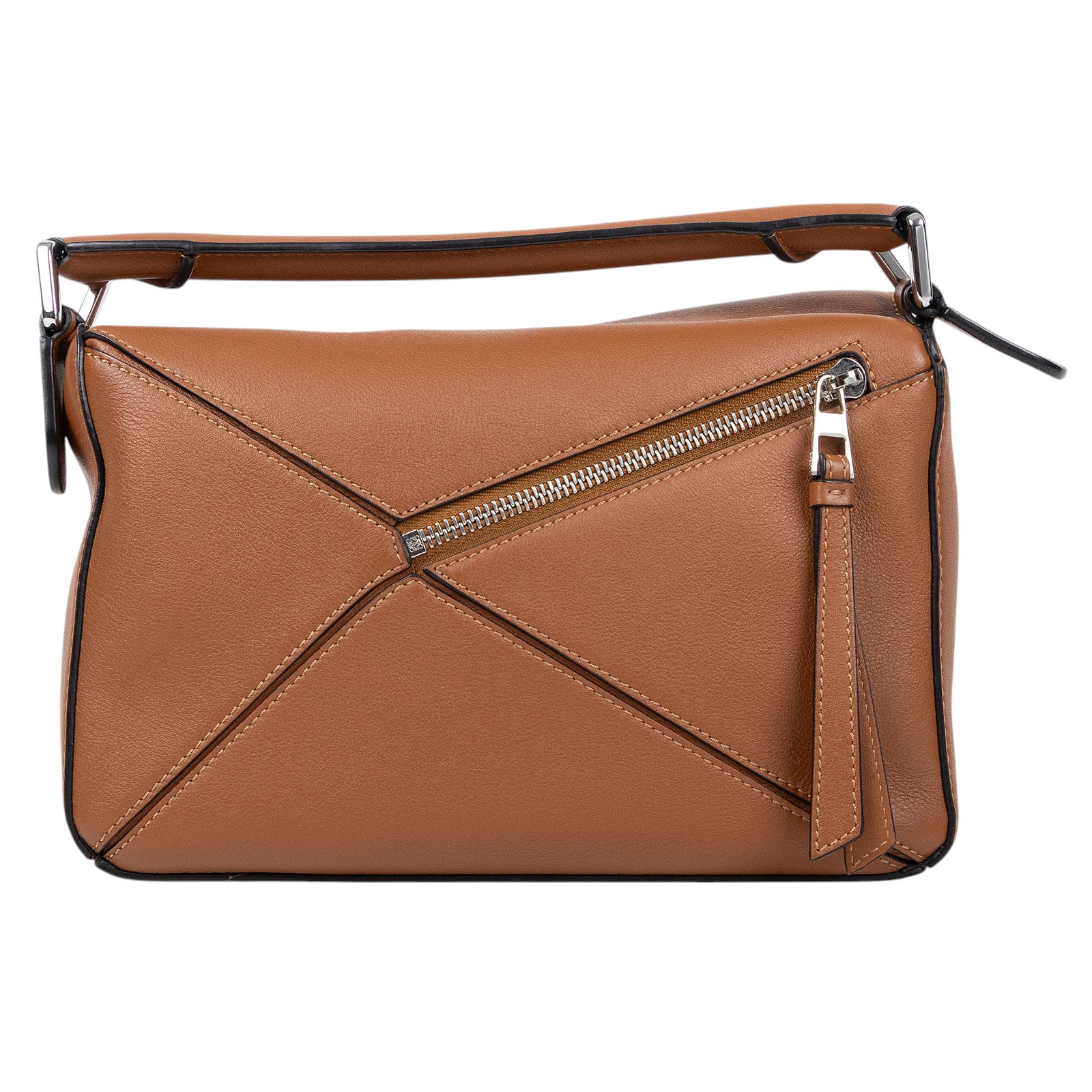 羅意威 LOEWE Mandragora small Puzzle bag 肩背 斜背包 A510P60X41 棕PUZZLE SMALL 防塵袋/背帶