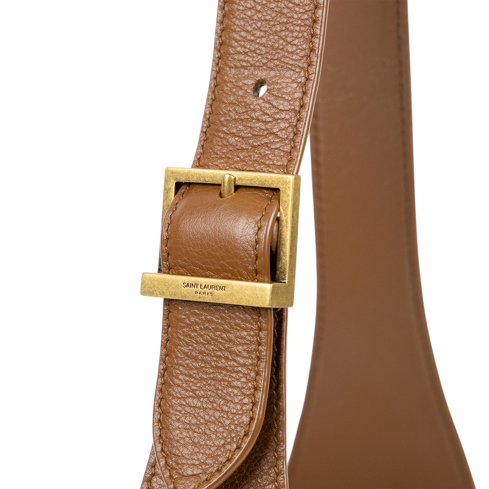 聖羅蘭 YSL SAINT LAURENT LE 5 À 7 小型 粒面皮革 柔軟 手袋 手提包 7139381U80W 棕LE 5 À 7水桶包 小款 防塵袋