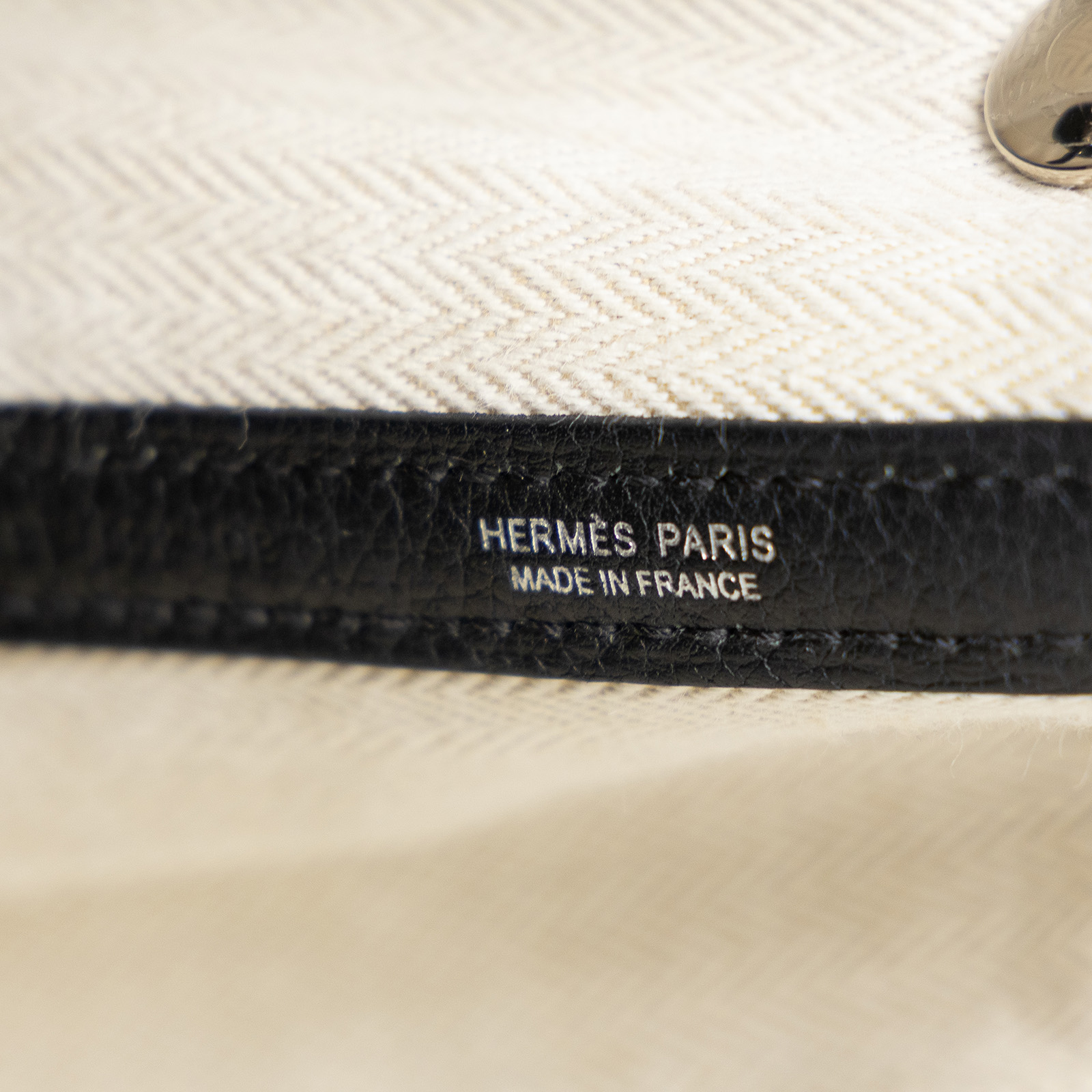 愛馬仕 Hermes Garden Party 花園派對包 30 黑色 銀色五金 H051568CK89 H051568/W刻  原廠盒子/購買證明影本