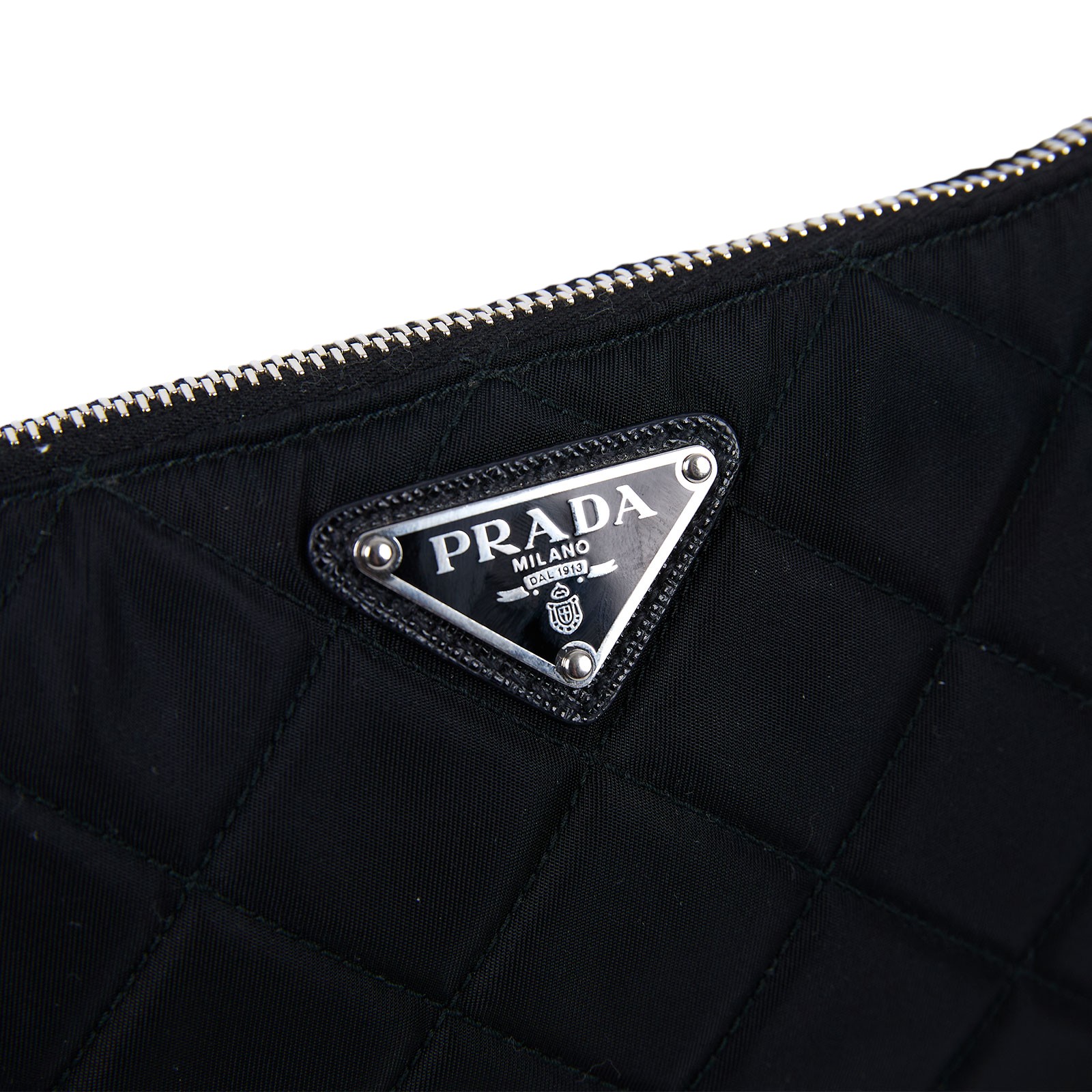 普拉達 PRADA 尼龍 二合一 手提包 1BH026_2AS3 黑菱格尼龍HOBO 1BH026 防塵袋/背帶