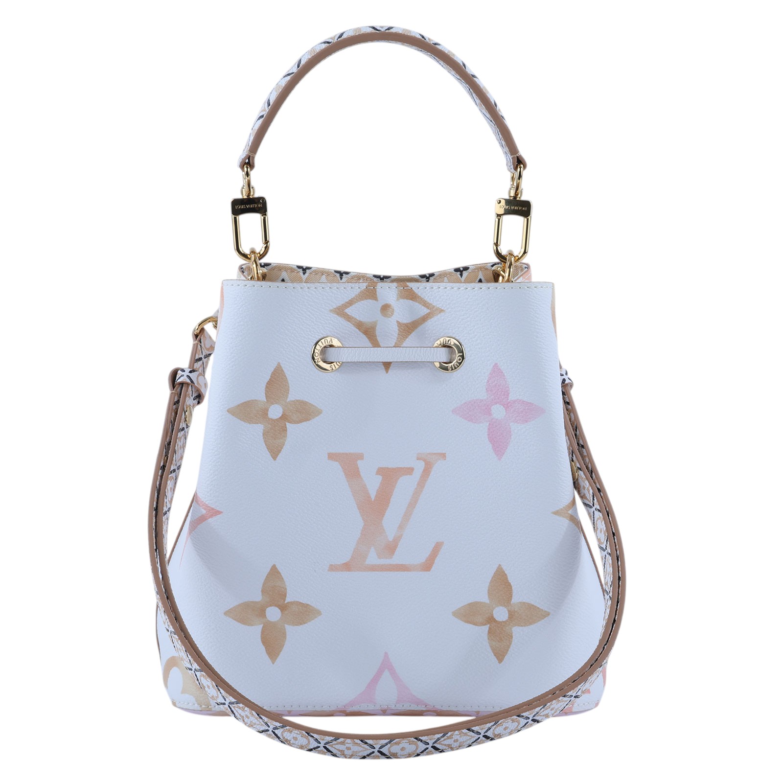 路易威登 LOUIS VUITTON Néonoé BB 束口水桶包 LV By The Pool M22985 晶片款  原廠盒子/防塵袋/背帶