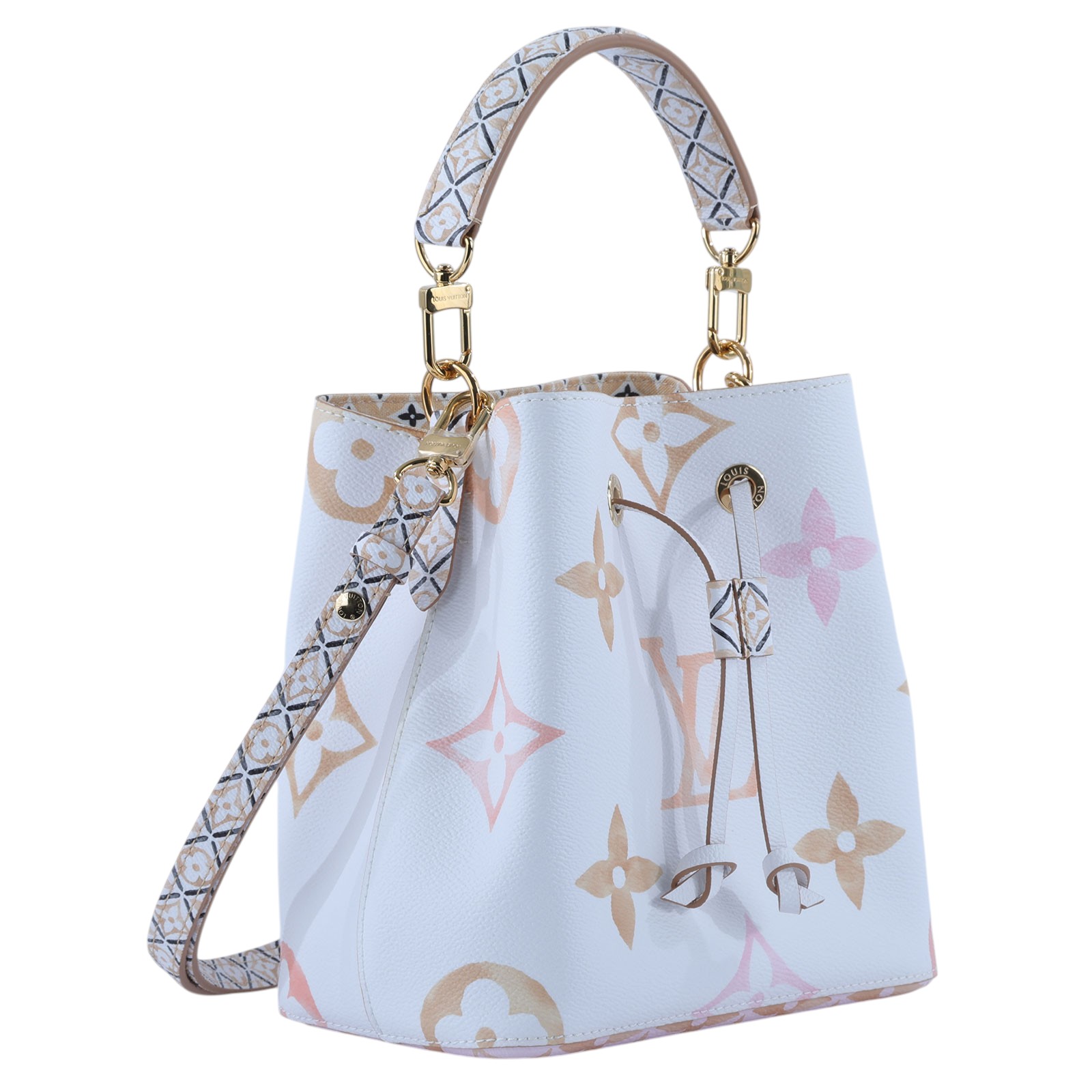 路易威登 LOUIS VUITTON Néonoé BB 束口水桶包 LV By The Pool M22985 晶片款  原廠盒子/防塵袋/背帶