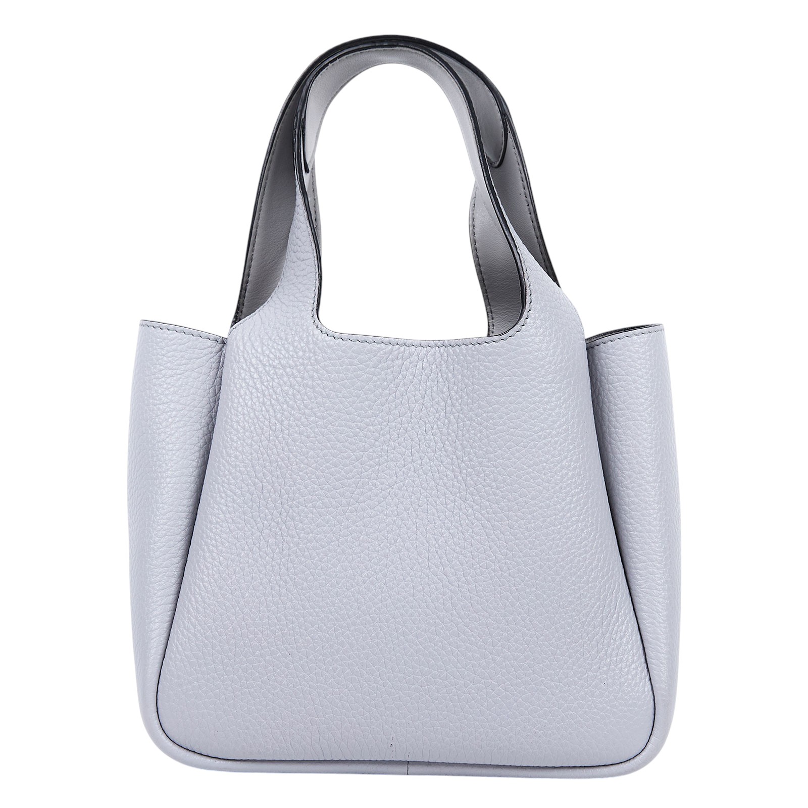 普拉達 PRADA 皮革迷你手袋 1BA349_2DKV 灰手提包 原廠盒子/防塵袋