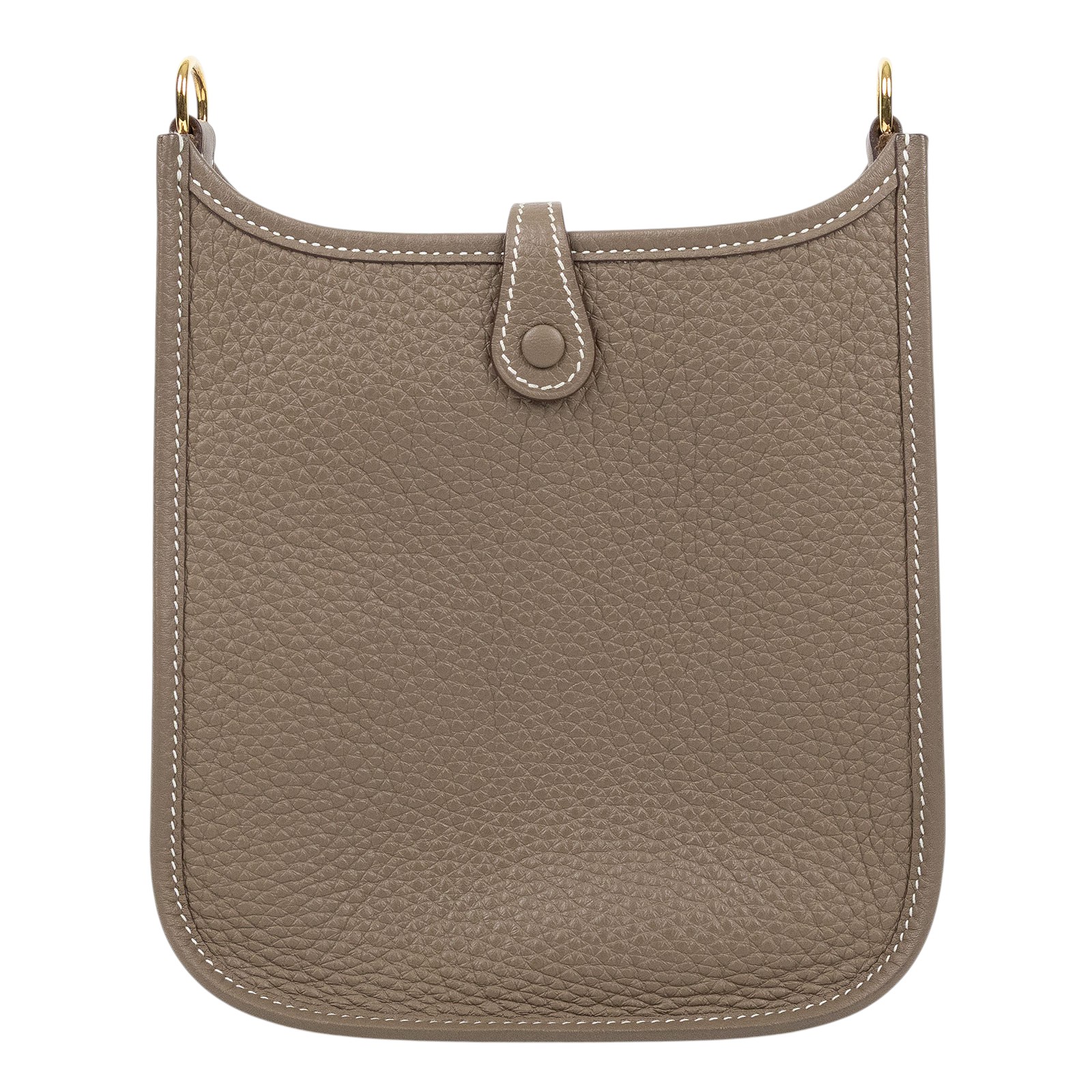 愛馬仕 Hermès Evelyne 16 Amazone bag 伊芙琳包 大象灰 深藍 金色五金 H069426CCBF K刻  原廠盒子/防塵袋/購買證明