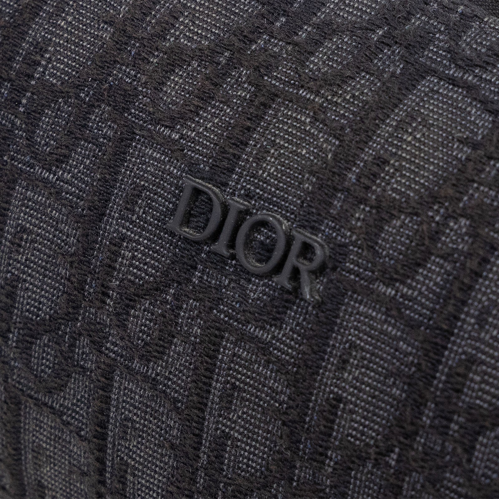 迪奧 CHRISTIAN DIOR Roller Bag 斜背包滾筒包 1ROPO061YKY 黑老花圓筒包 防塵袋/購買證明/背帶