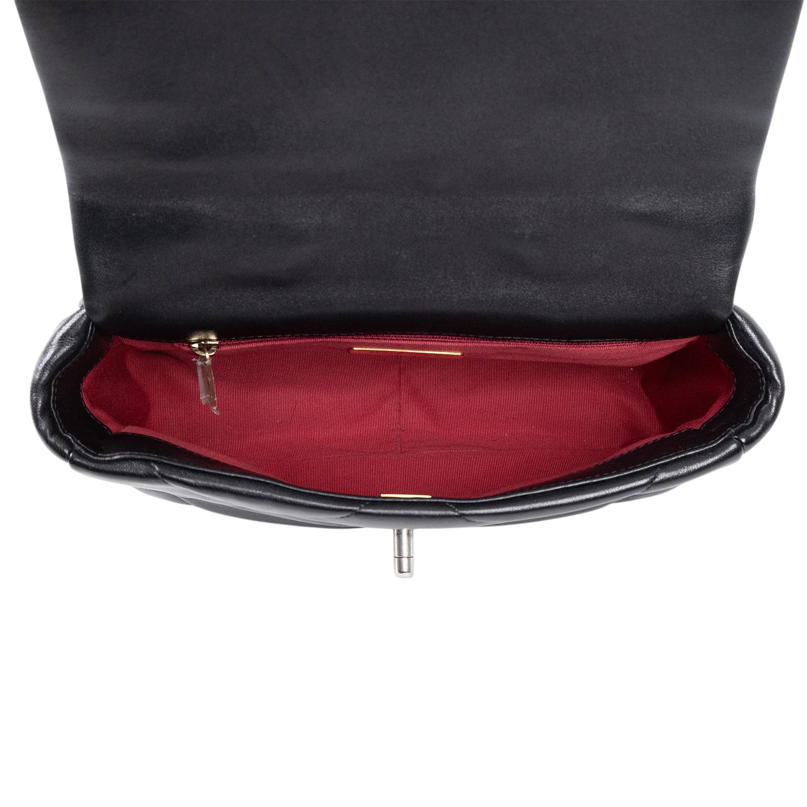 香奈兒 CHANEL 19 口蓋包 菱格紋 金銀鍊帶 手提 肩背包 AS1160 B07327 黑銀19包 26CM 防塵袋/原廠盒子/購買證明