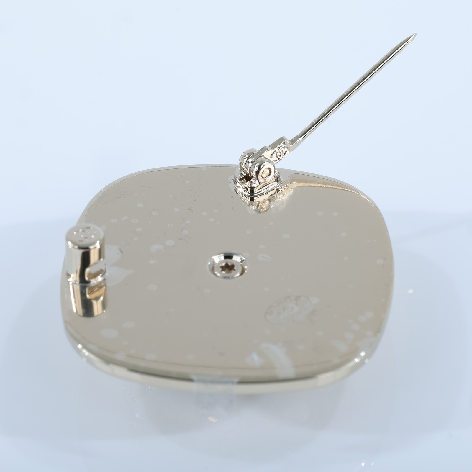 香奈兒 CHANEL 胸針 飾品 G23K 珍珠水鑽黑珠胸針 原廠盒子