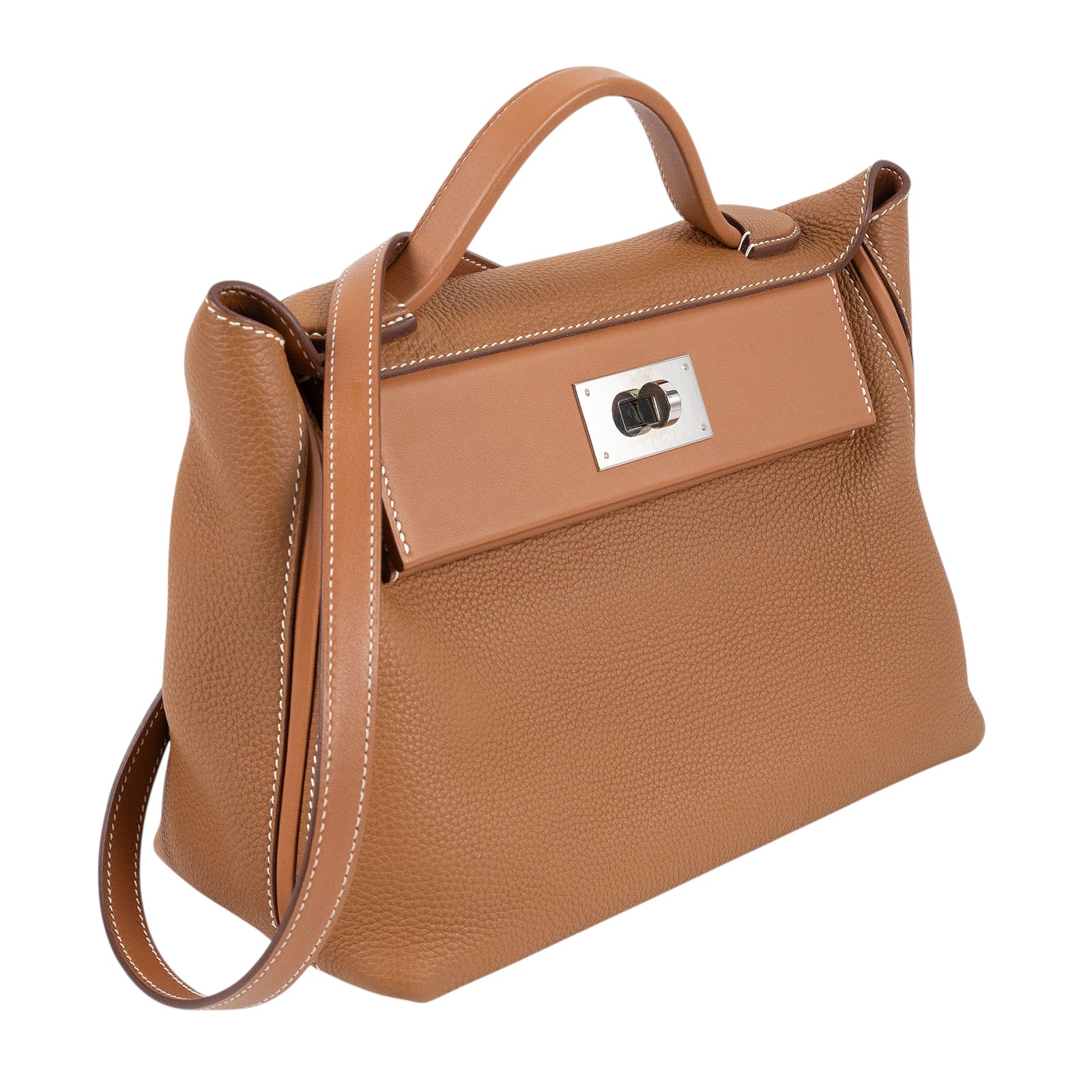 愛馬仕 Hermès 24/24 29 手提包 24/24/29 Y刻 金棕 原廠盒子/防塵袋/背帶