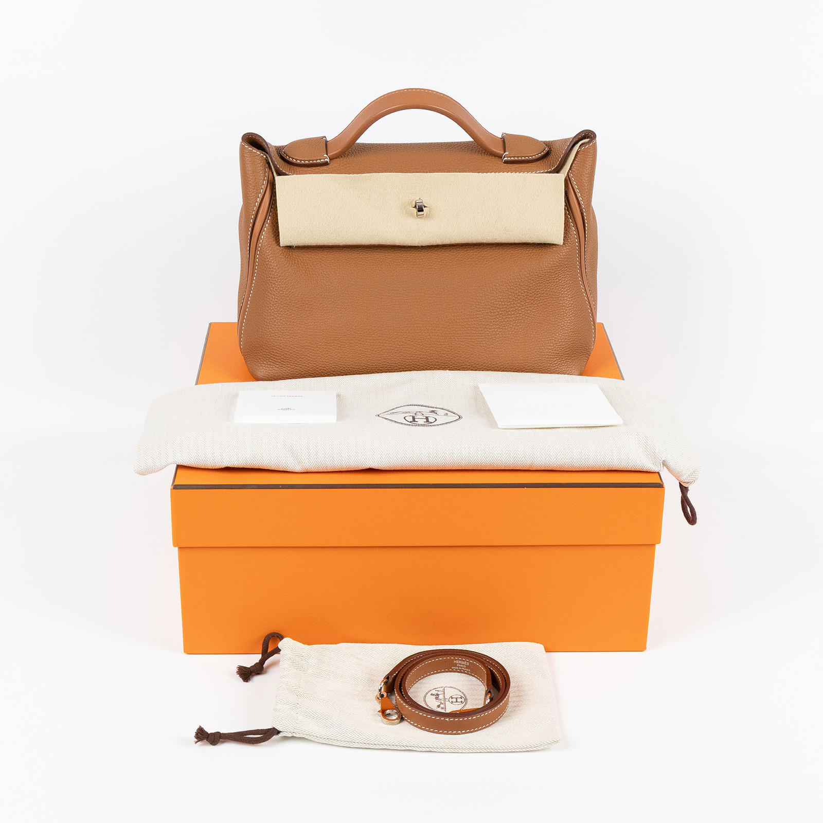 愛馬仕 Hermès 24/24 29 手提包 24/24/29 Y刻 金棕 原廠盒子/防塵袋/背帶