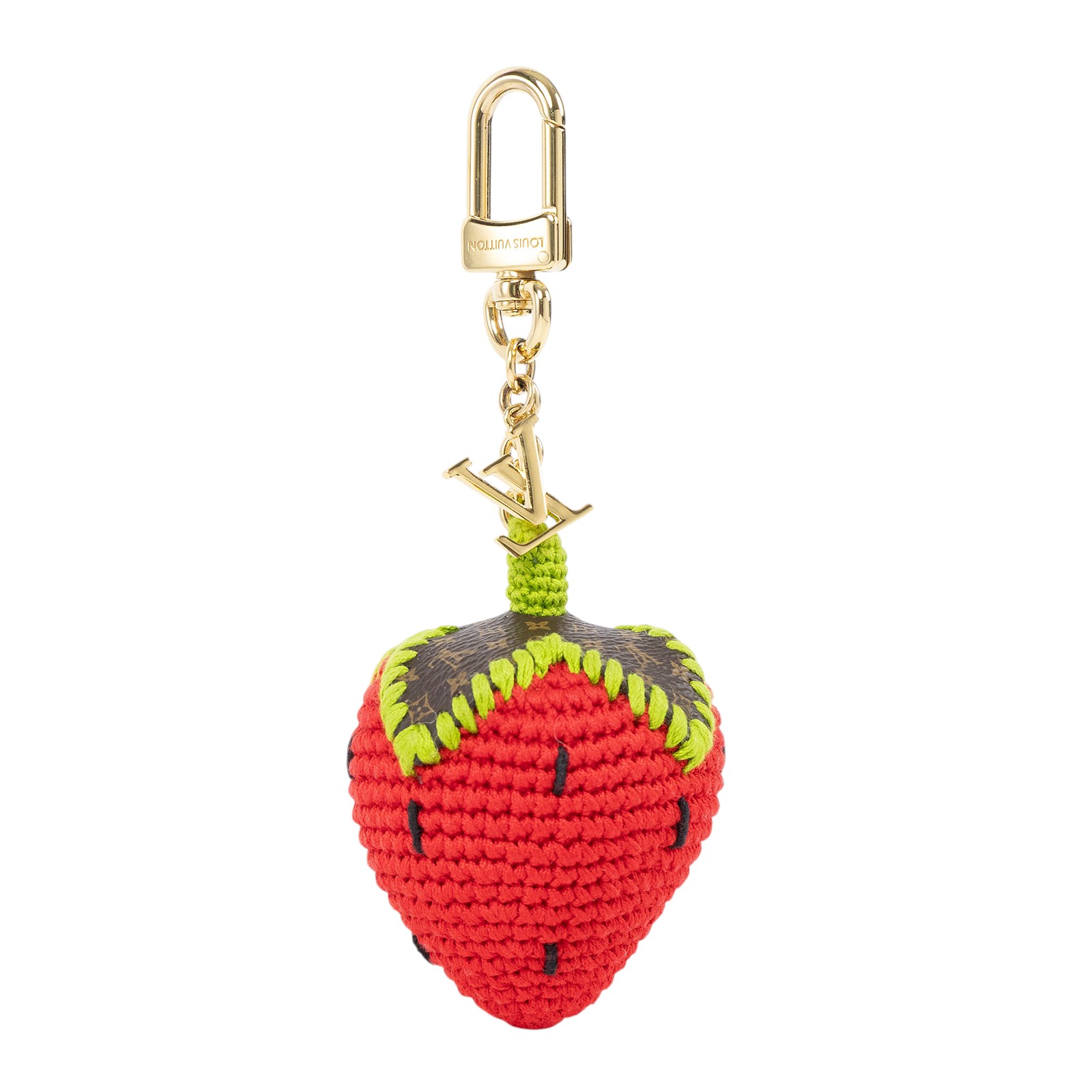 路易威登 LOUIS VUITTON Berrylicious Crochet 包包吊飾 M02583  原廠盒子/防塵袋/購買證明