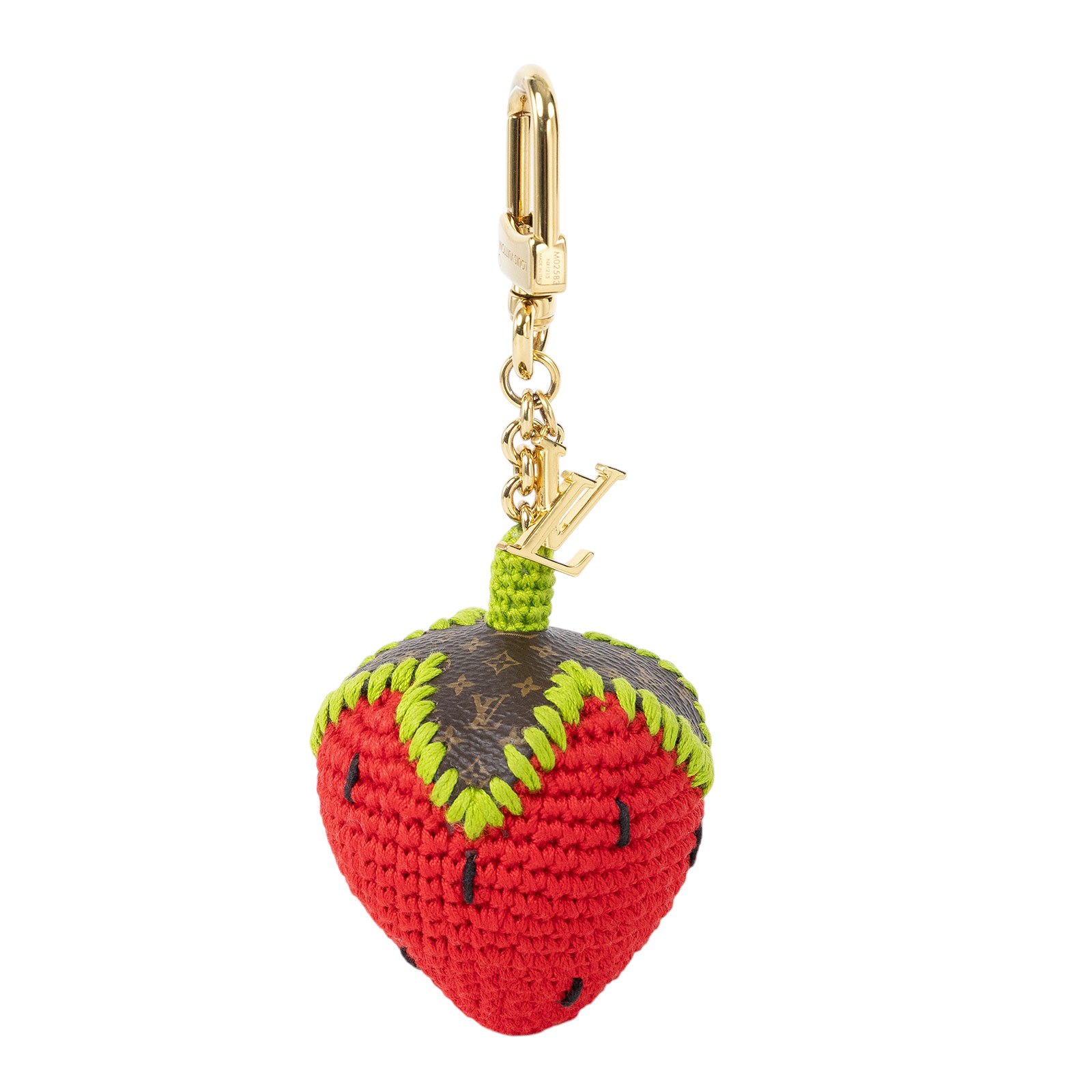路易威登 LOUIS VUITTON Berrylicious Crochet 包包吊飾 M02583  原廠盒子/防塵袋/購買證明