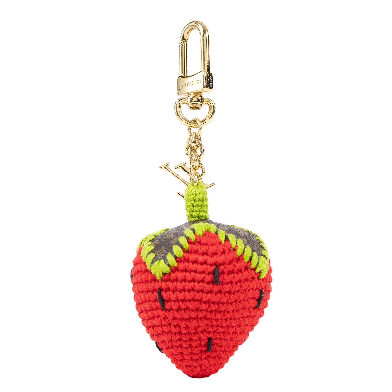 路易威登 LOUIS VUITTON Berrylicious Crochet 包包吊飾 M02583  原廠盒子/防塵袋/購買證明