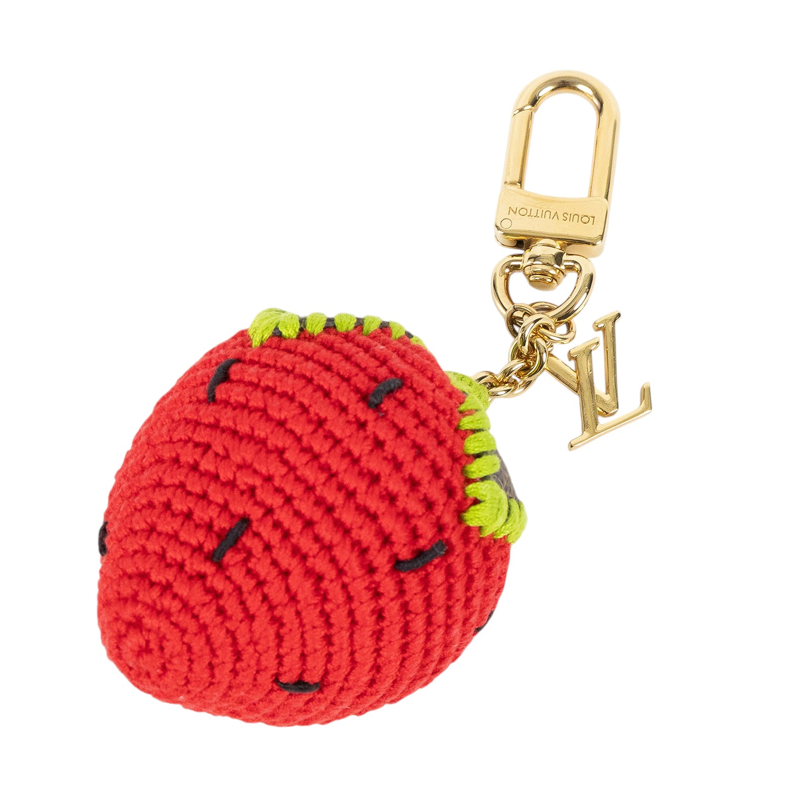 路易威登 LOUIS VUITTON Berrylicious Crochet 包包吊飾 M02583  原廠盒子/防塵袋/購買證明