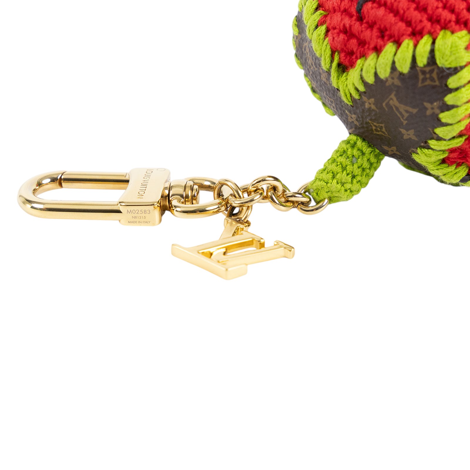 路易威登 LOUIS VUITTON Berrylicious Crochet 包包吊飾 M02583  原廠盒子/防塵袋/購買證明