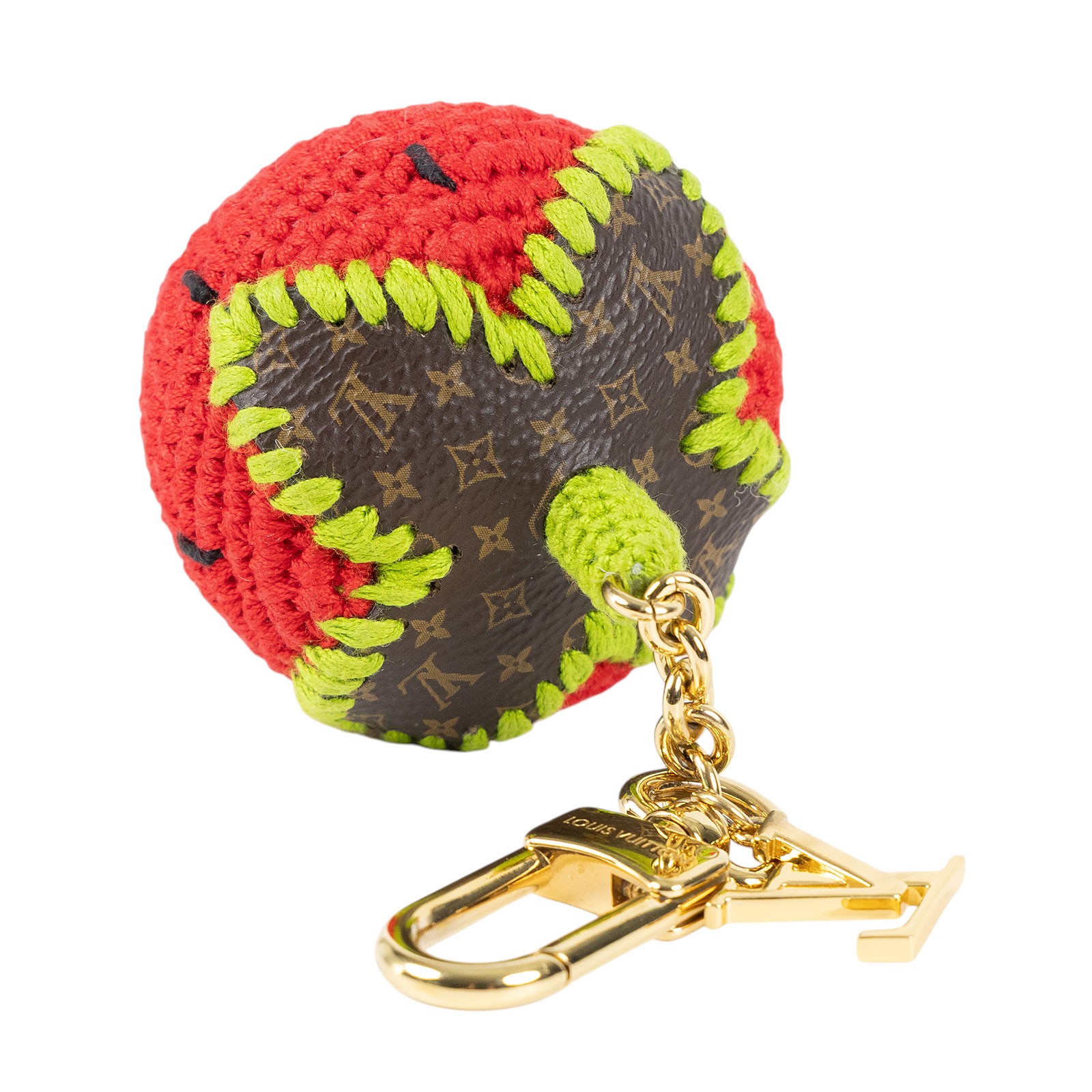 路易威登 LOUIS VUITTON Berrylicious Crochet 包包吊飾 M02583  原廠盒子/防塵袋/購買證明