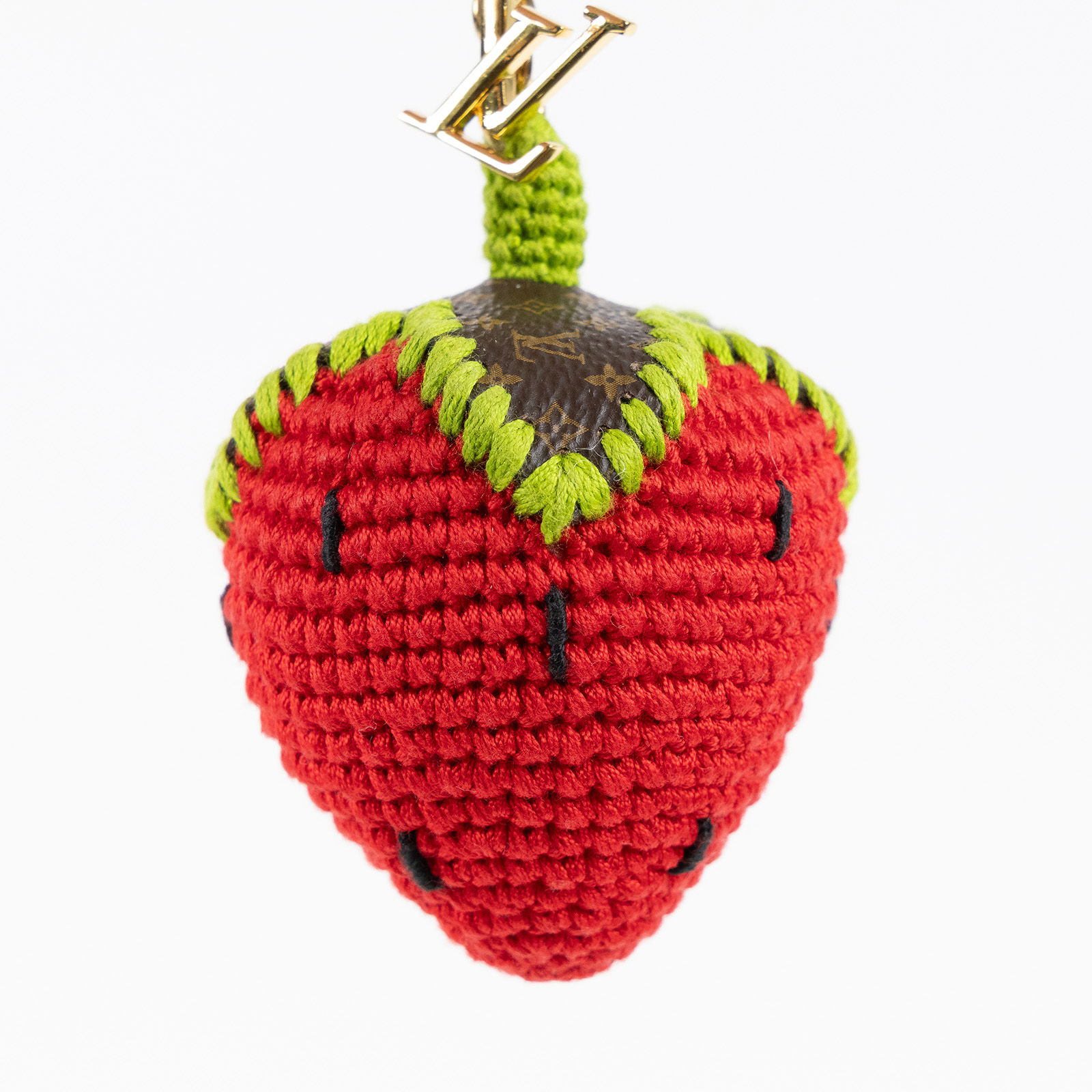 路易威登 LOUIS VUITTON Berrylicious Crochet 包包吊飾 M02583  原廠盒子/防塵袋/購買證明