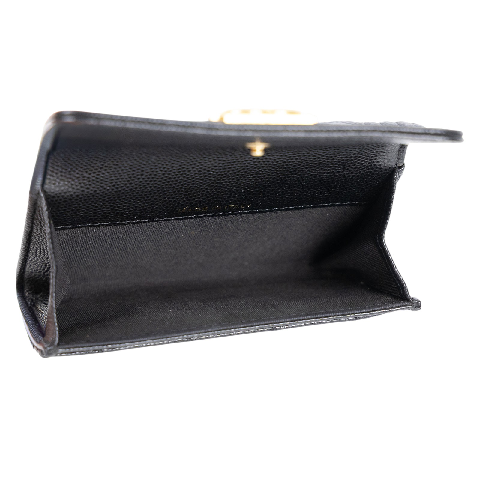 香奈兒 CHANEL BOY 口蓋卡片夾 卡夾 A80603 B01490 30開黑荔枝BOY卡包 原廠盒子/防塵袋/保證卡