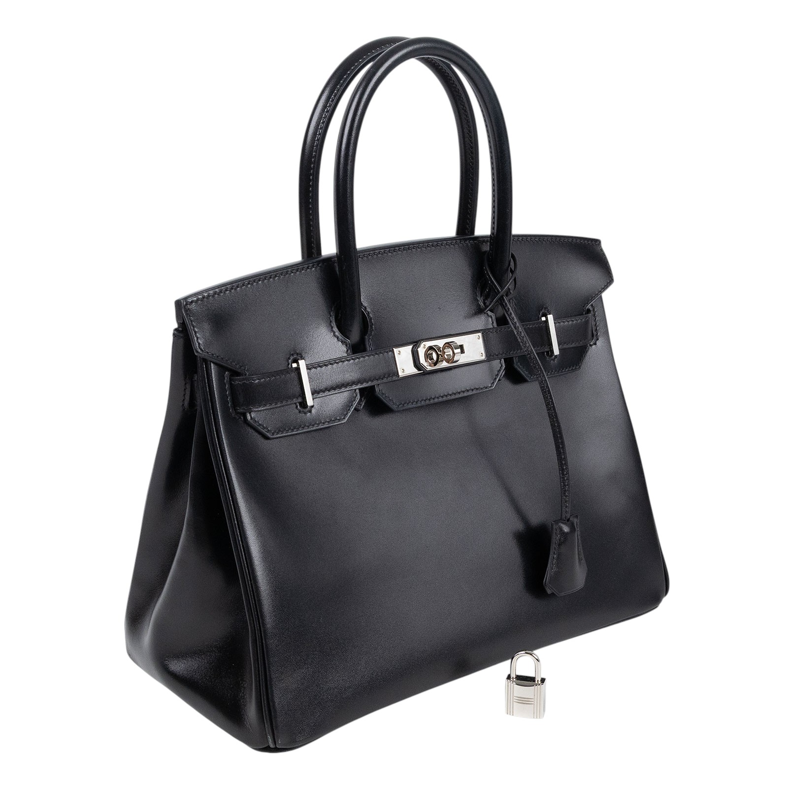 愛馬仕 Hermes Birkin Bag 柏金包 30 BK30 C刻/CSX797 黑BIRKIN30 BOX皮 鎖組