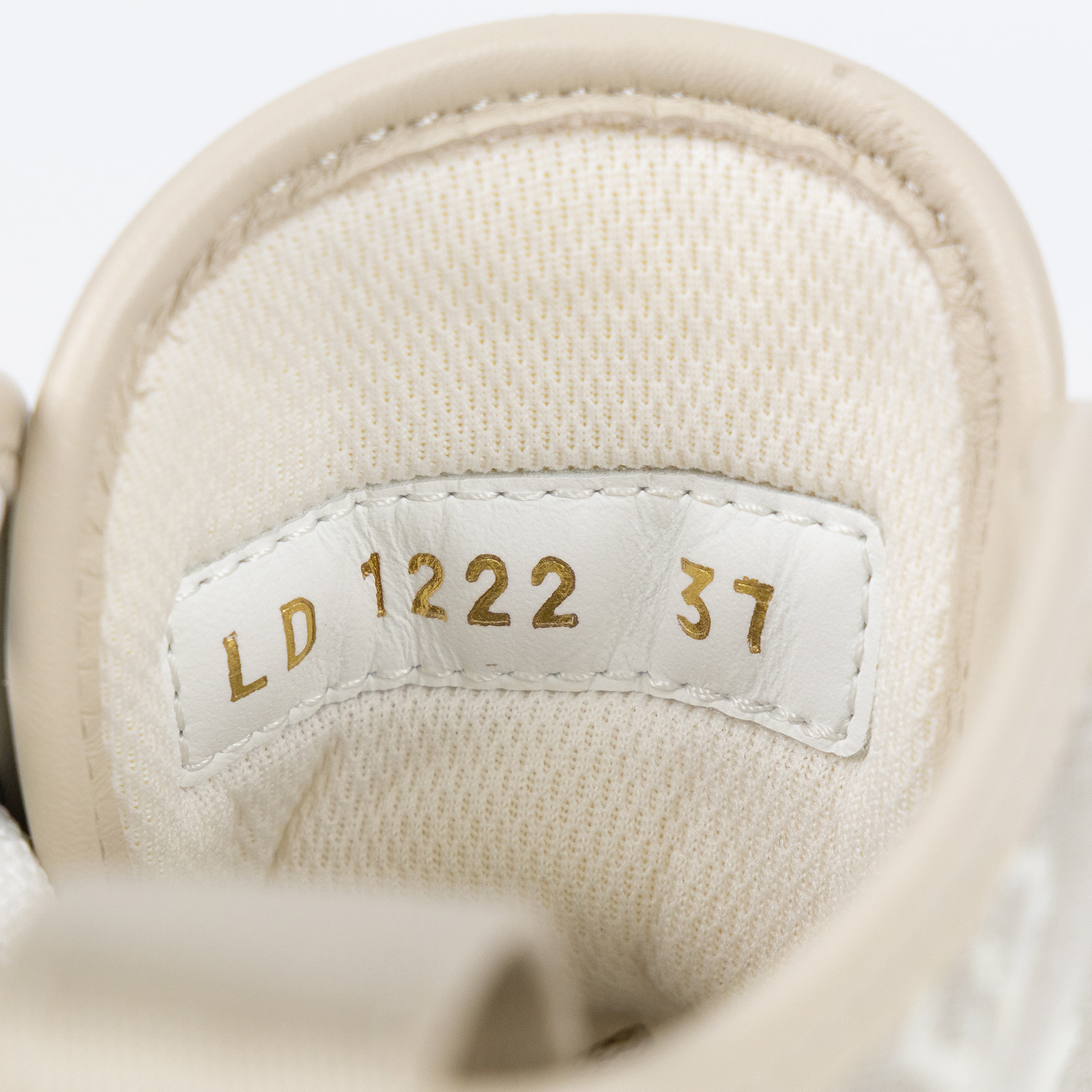 路易威登 LOUIS VUITTON LV Squad 運動鞋 1AB323 奶茶原花中筒帆布鞋 原廠盒子/防塵袋/購買證明