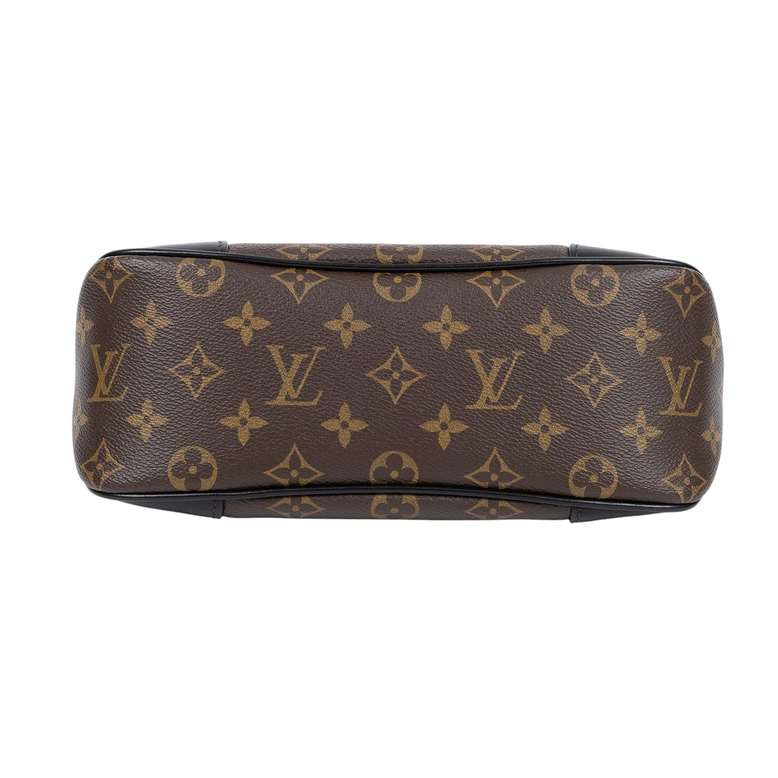 路易威登 LOUIS VUITTON Boulogne 黑色 牛角包 手提 斜肩背包 M45831 晶片款 原花Boulogne PM 防塵袋