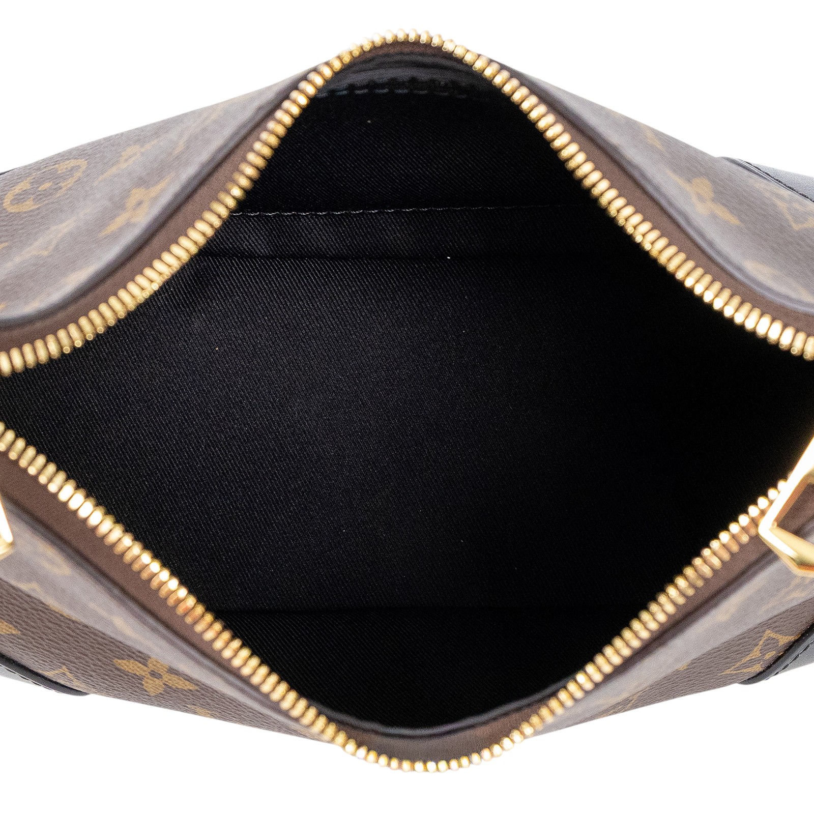 路易威登 LOUIS VUITTON Boulogne 黑色 牛角包 手提 斜肩背包 M45831 晶片款 原花Boulogne PM 防塵袋