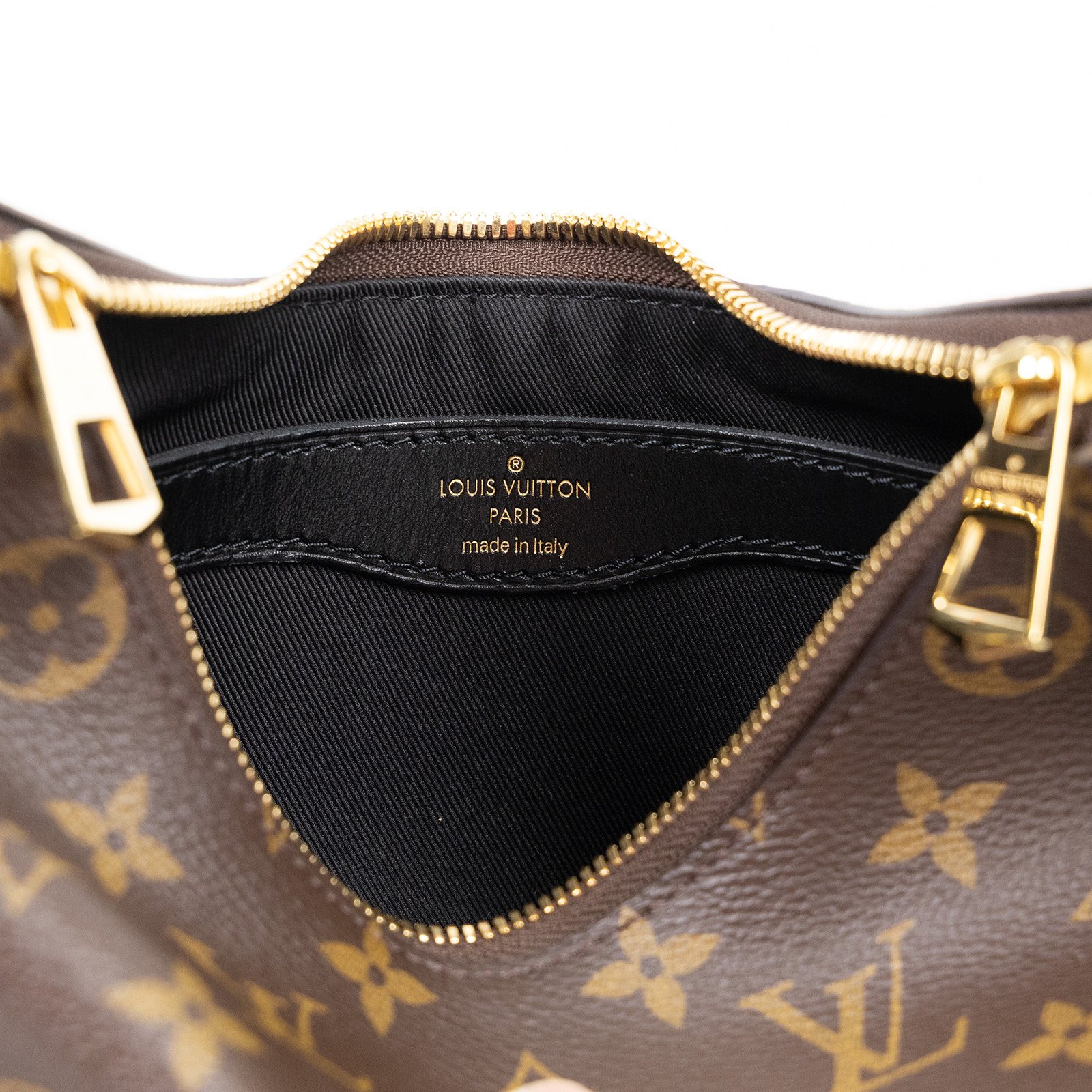 路易威登 LOUIS VUITTON Boulogne 黑色 牛角包 手提 斜肩背包 M45831 晶片款 原花Boulogne PM 防塵袋