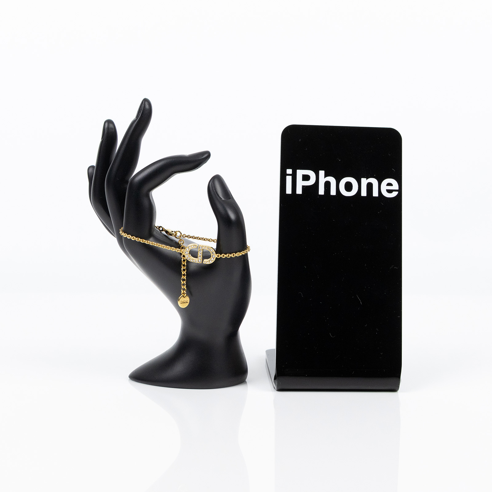 迪奧 CHRISTIAN DIOR Petit CD 手鍊 B1940WOMCY 金色PETIT CD 手鍊 防塵袋/原廠盒子