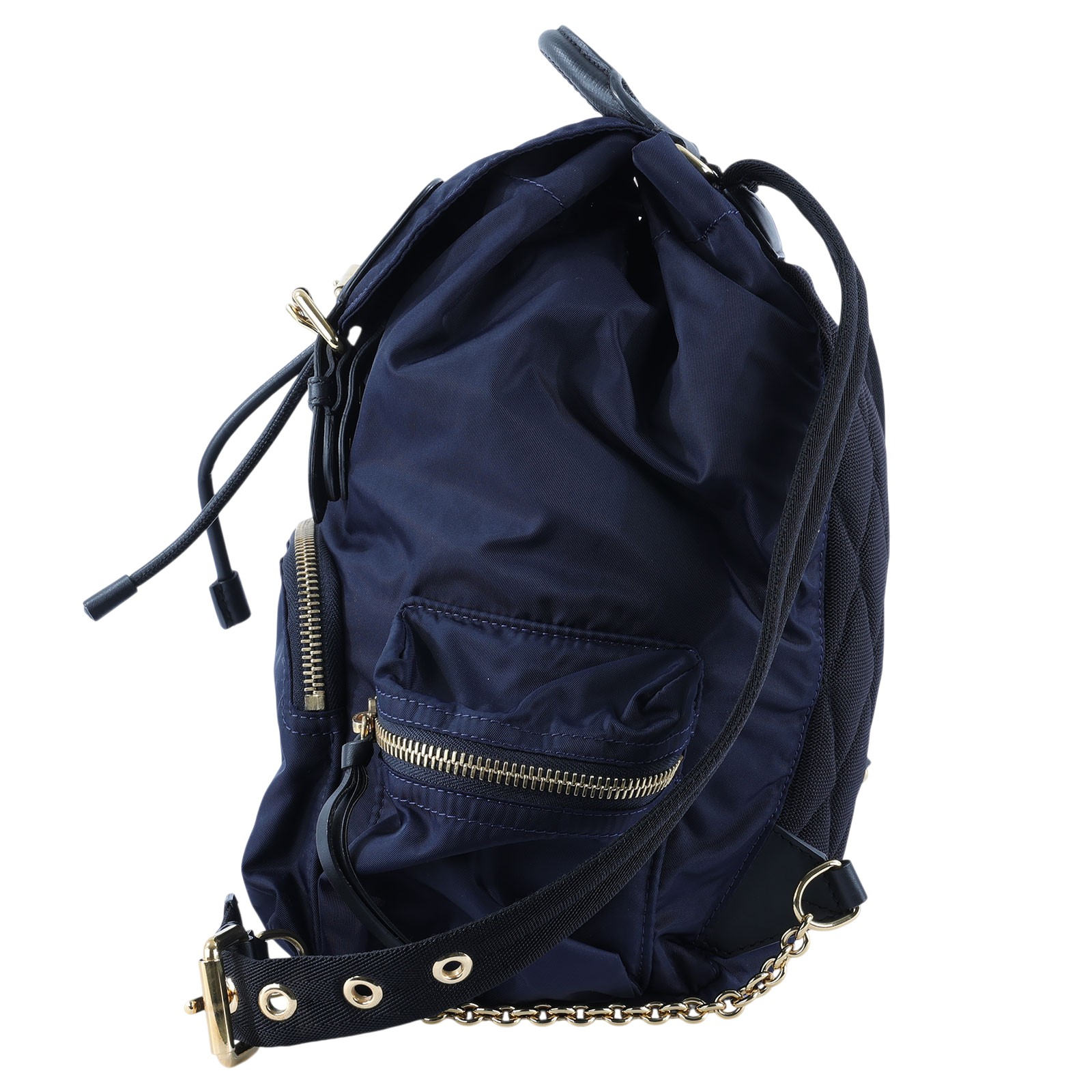 博柏利 BURBERRY The Rucksack 尼龍 後背包 40166241 藍尼龍後背包 無附屬品