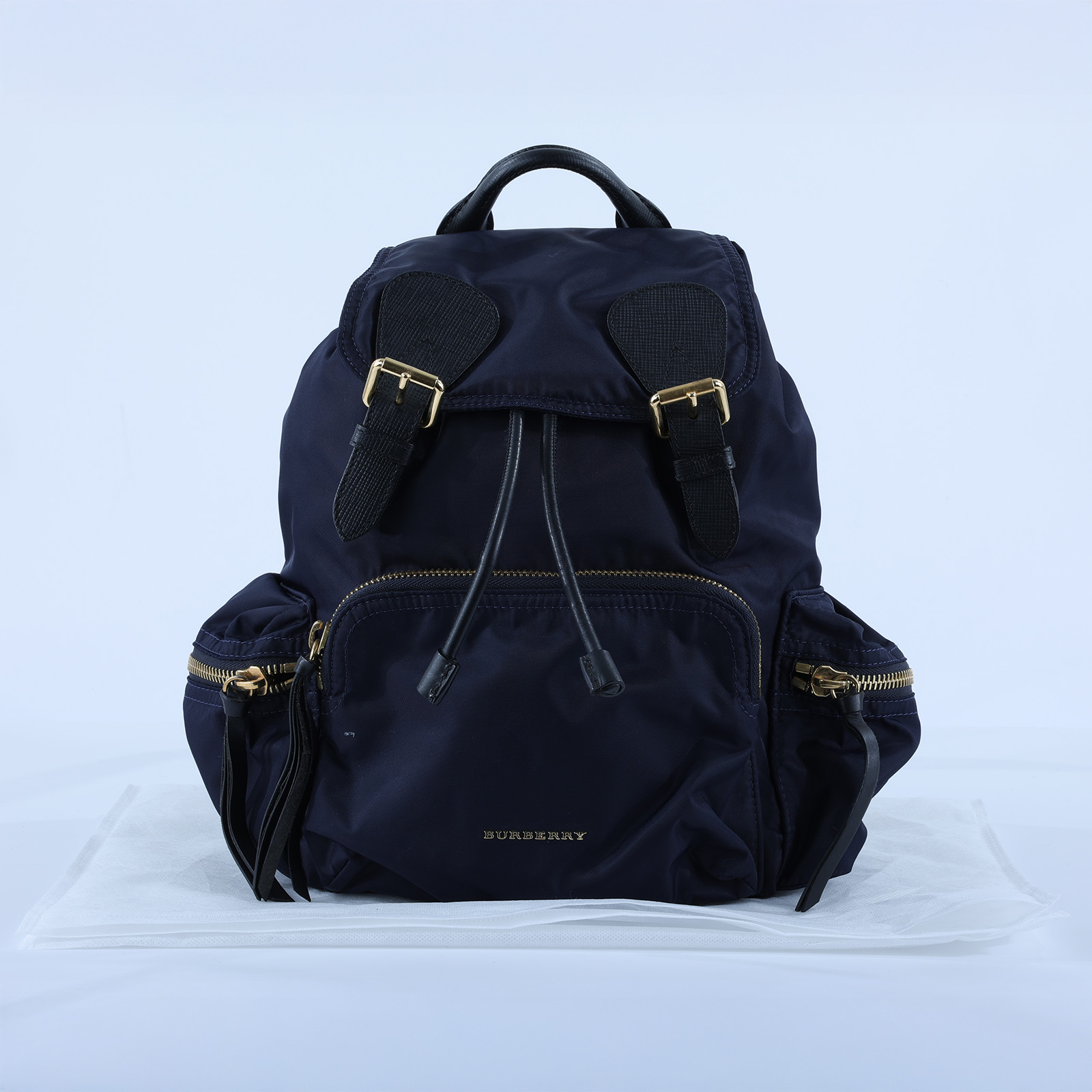 博柏利 BURBERRY The Rucksack 尼龍 後背包 40166241 藍尼龍後背包 無附屬品