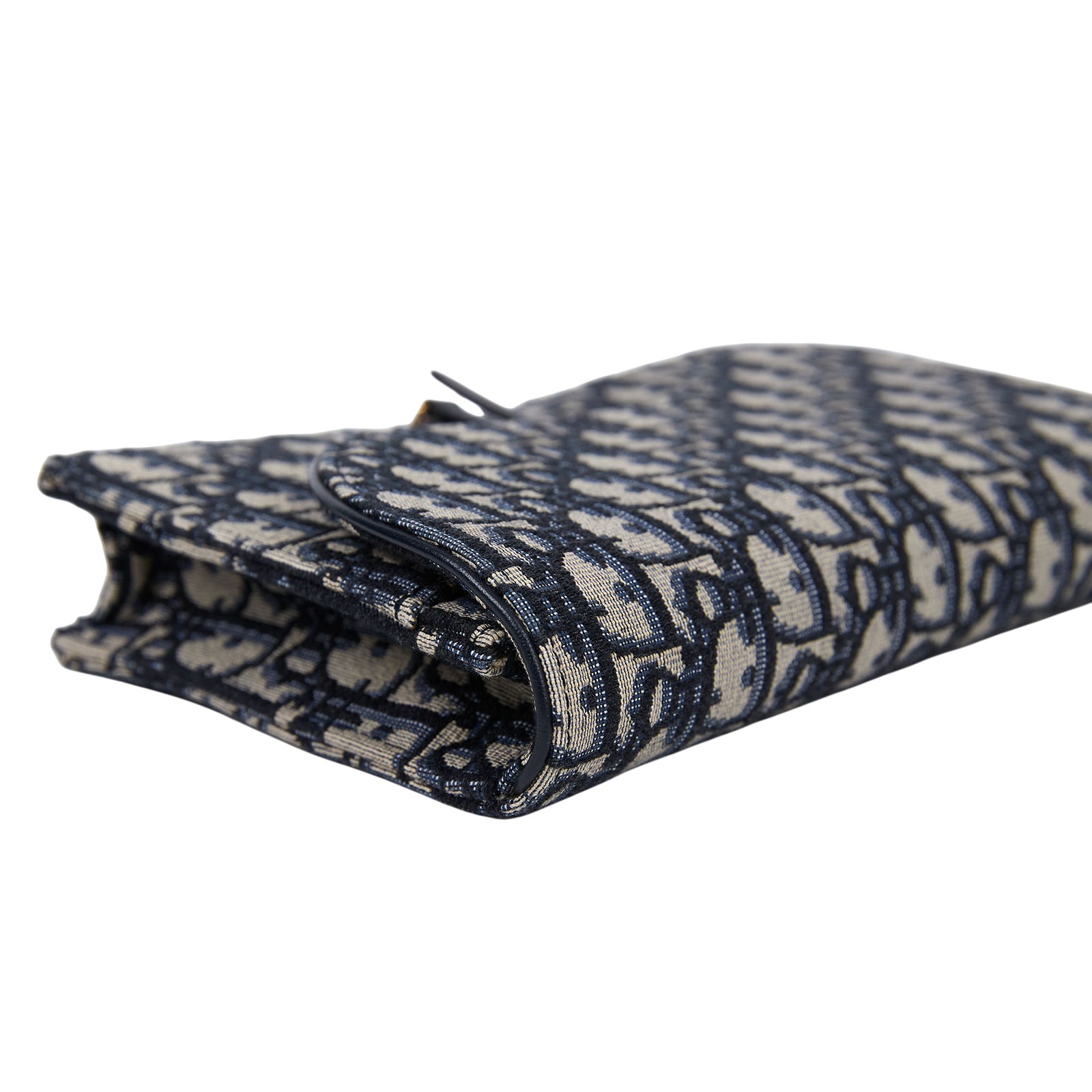 迪奧 CHRISTIAN DIOR Saddle 鍊條 WOC 手提包 S5620CTZQ 老花SADDLE肩背包 無附屬品