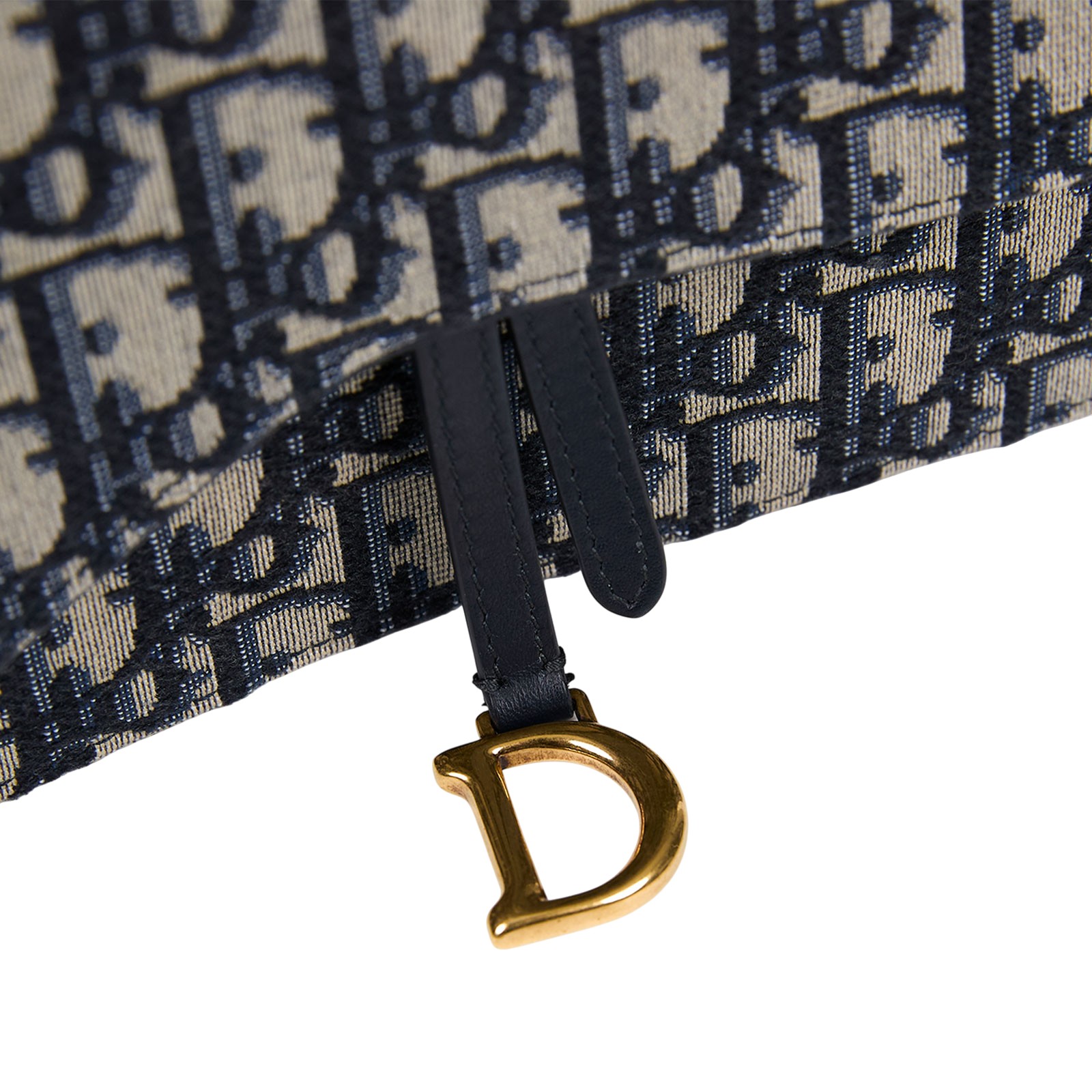 迪奧 CHRISTIAN DIOR Saddle 鍊條 WOC 手提包 S5620CTZQ 老花SADDLE肩背包 無附屬品