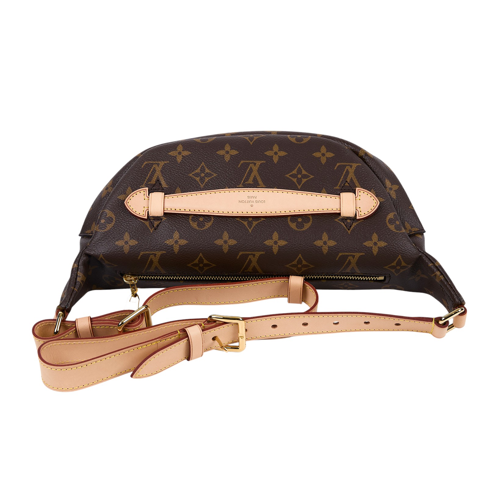 路易威登 LOUIS VUITTON Bumbag 經典帆布 腰包 斜跨包 M43644 原花腰包 原廠盒子/防塵袋