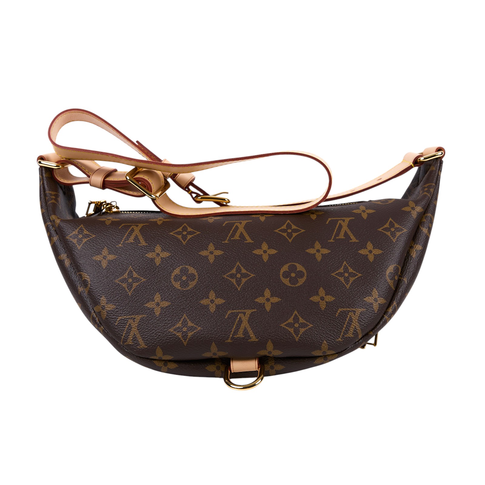 路易威登 LOUIS VUITTON Bumbag 經典帆布 腰包 斜跨包 M43644 原花腰包 原廠盒子/防塵袋