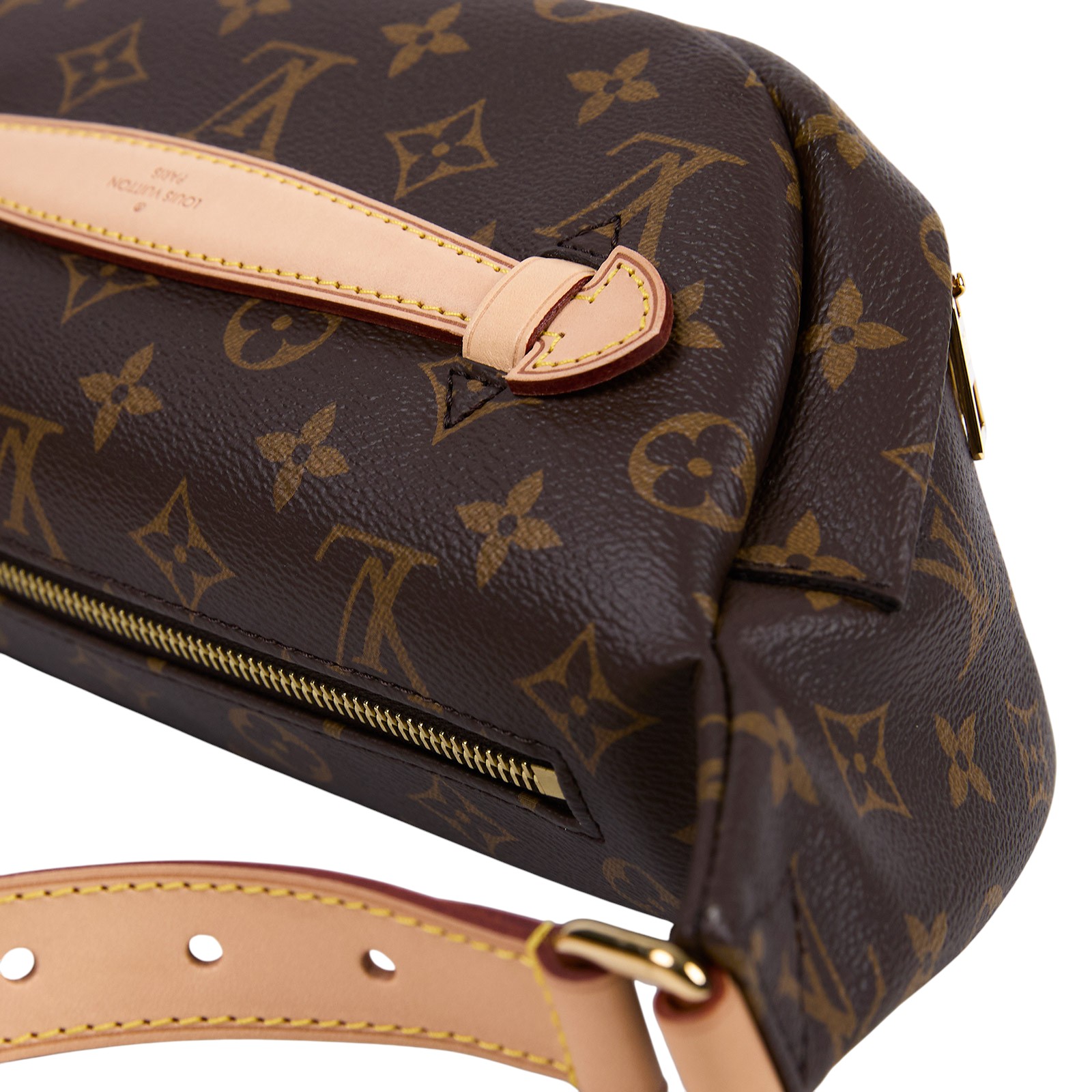 路易威登 LOUIS VUITTON Bumbag 經典帆布 腰包 斜跨包 M43644 原花腰包 原廠盒子/防塵袋