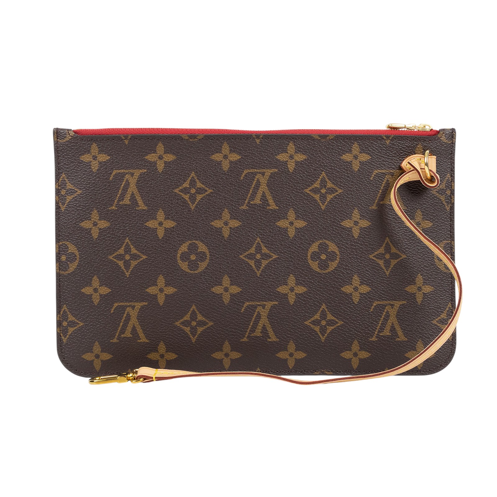 路易威登 LOUIS VUITTON Neverfull MM 櫻桃紅 肩背購物包 M41177 原花Neverfull內附迷你POUCH 無附屬品