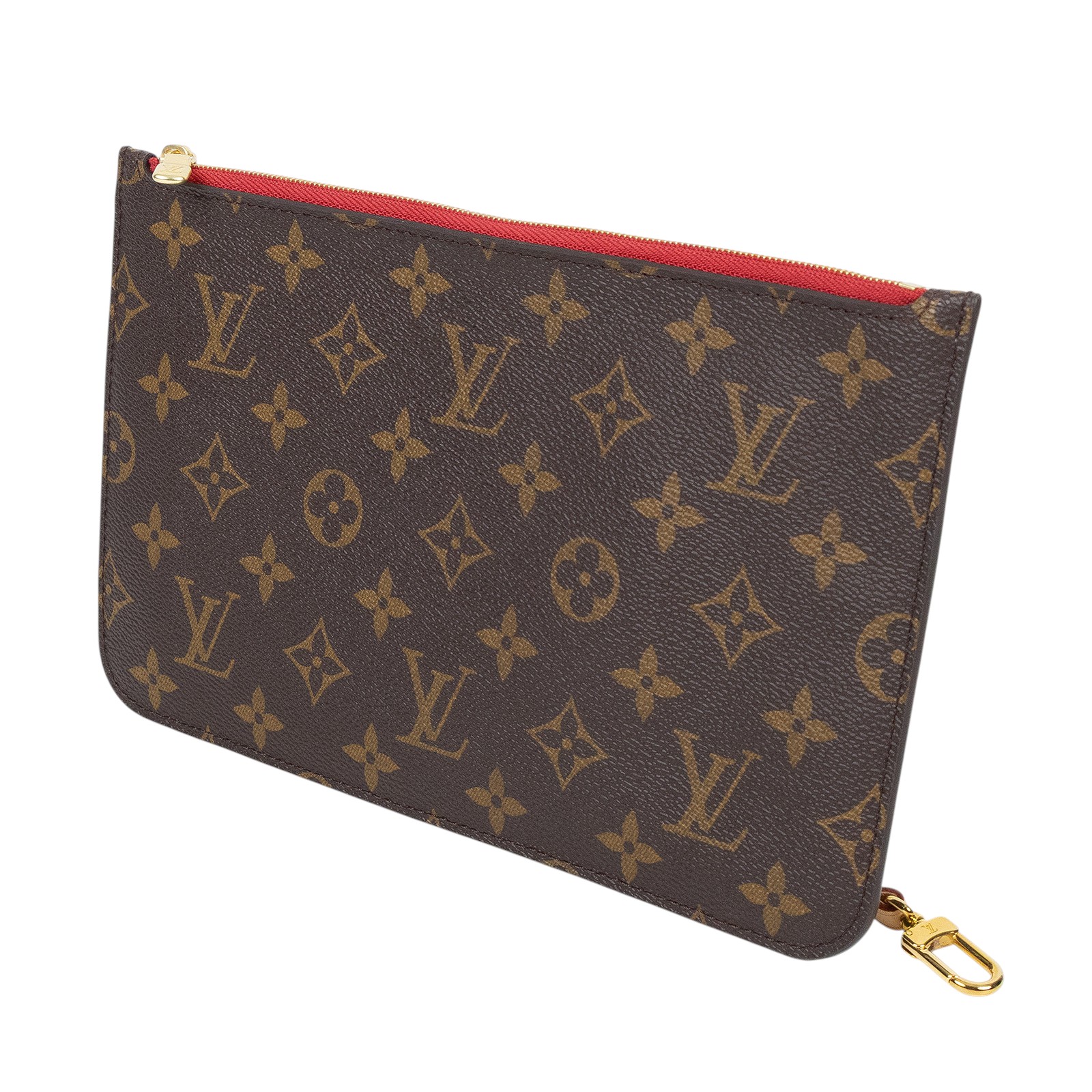 路易威登 LOUIS VUITTON Neverfull MM 櫻桃紅 肩背購物包 M41177 原花Neverfull內附迷你POUCH 無附屬品