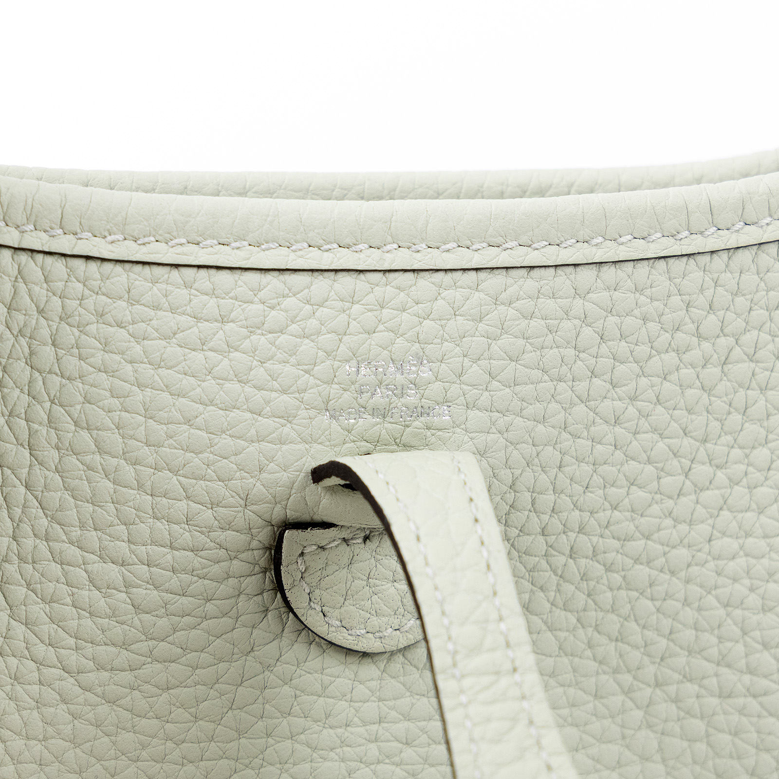 愛馬仕 Hermes Evelyne 16 Amazone bag 伊芙琳包 銀色五金 冰晶灰 H069426CKDU B刻/  防塵袋/原廠盒子/購買證明